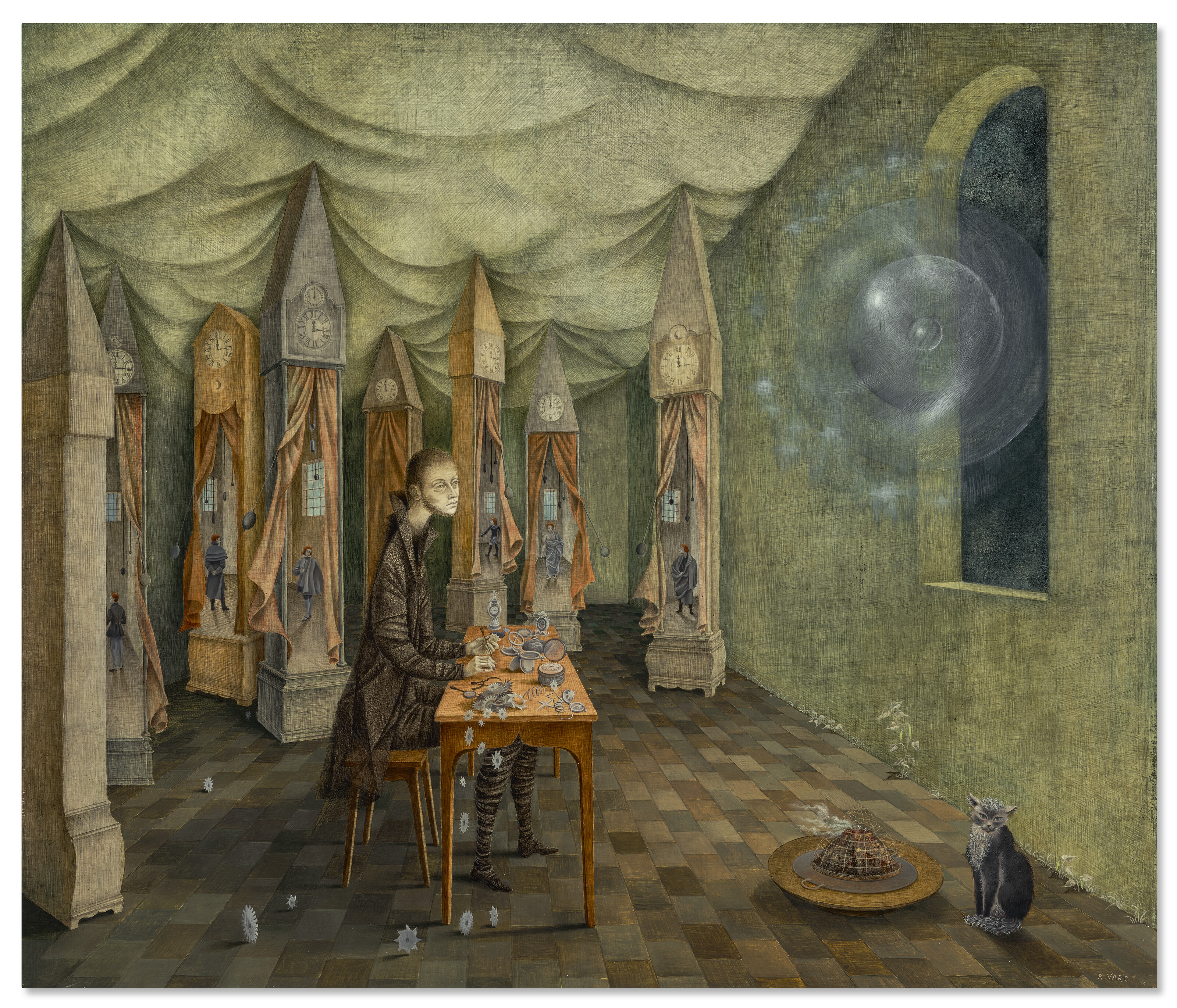 Remedios Varo — Откровение (также называемое "Эль релохеро " )