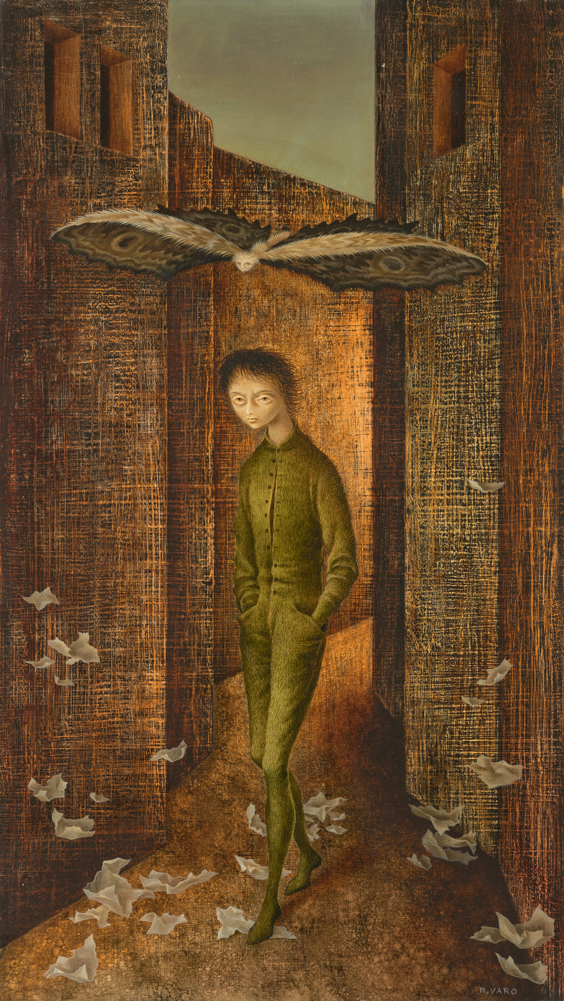 Remedios Varo — Ниньо и марипоса ( Ниньо-тристе )