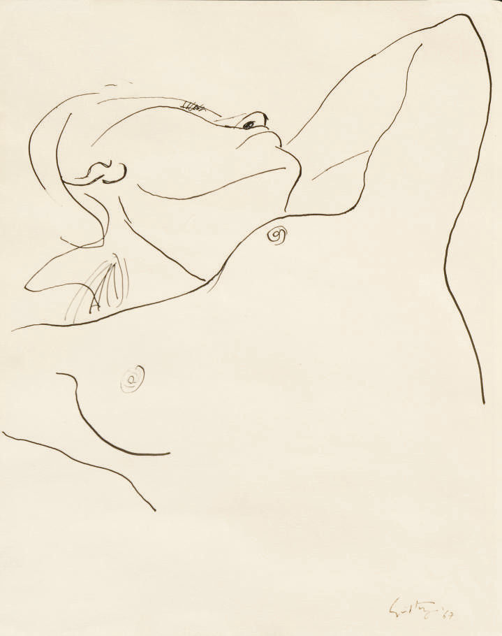 Renato Guttuso — Обнаженный дистесо