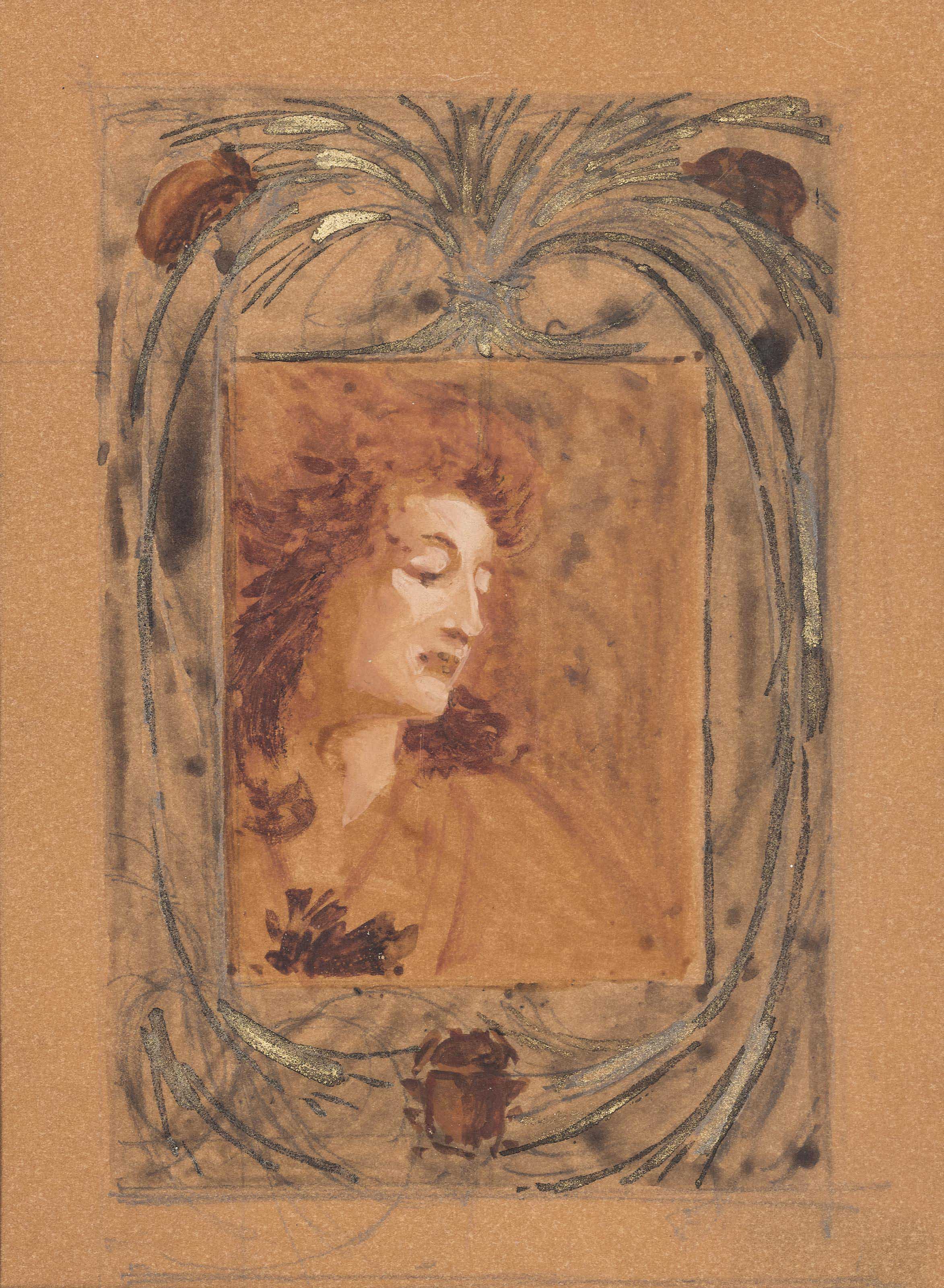 René Lalique — РЕНЕ ЛАЛИК, АВТОР ДИЗАЙНА РАМКИ И ПОРТРЕТА