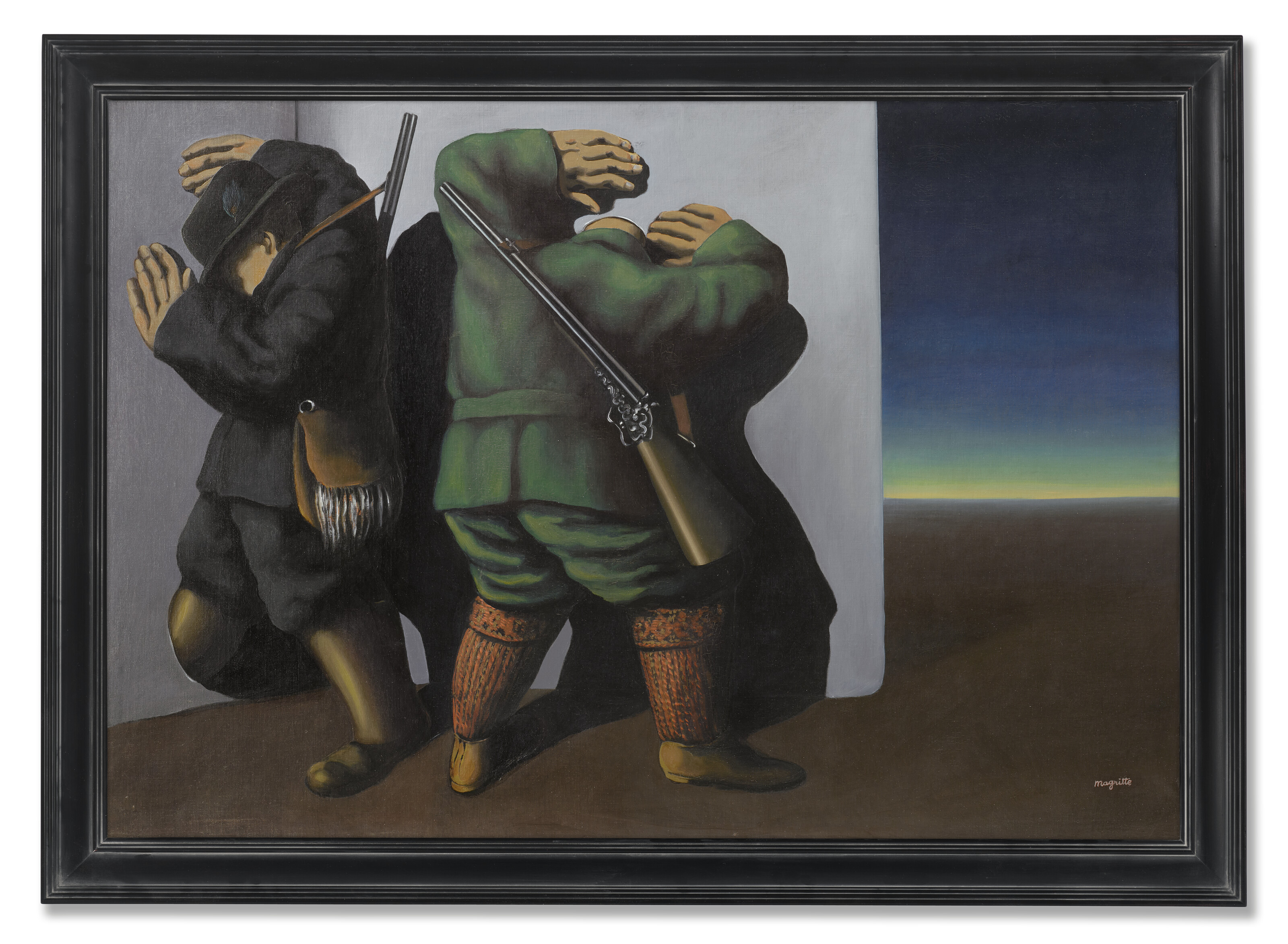 René Magritte — Охотники на ночном берегу, изображение 2