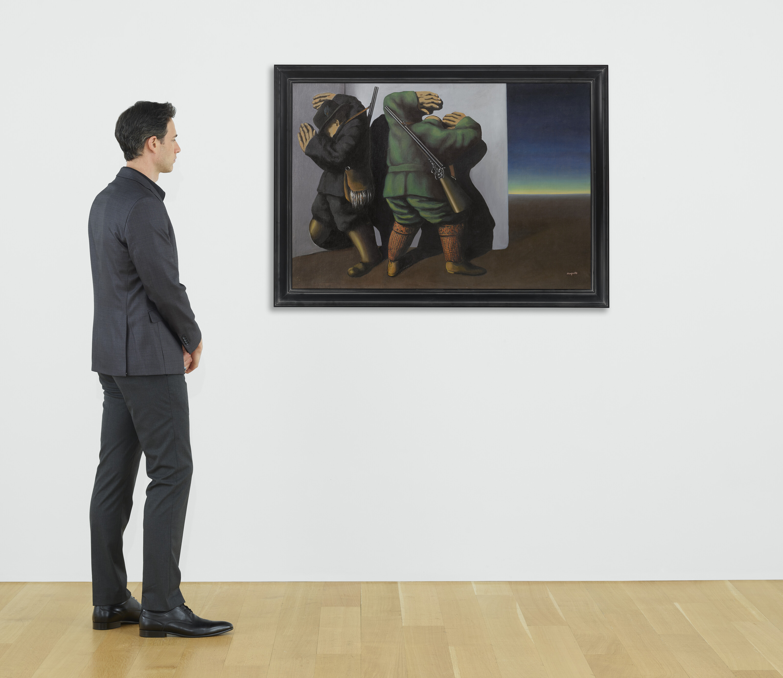 René Magritte — Охотники на ночном берегу, изображение 4