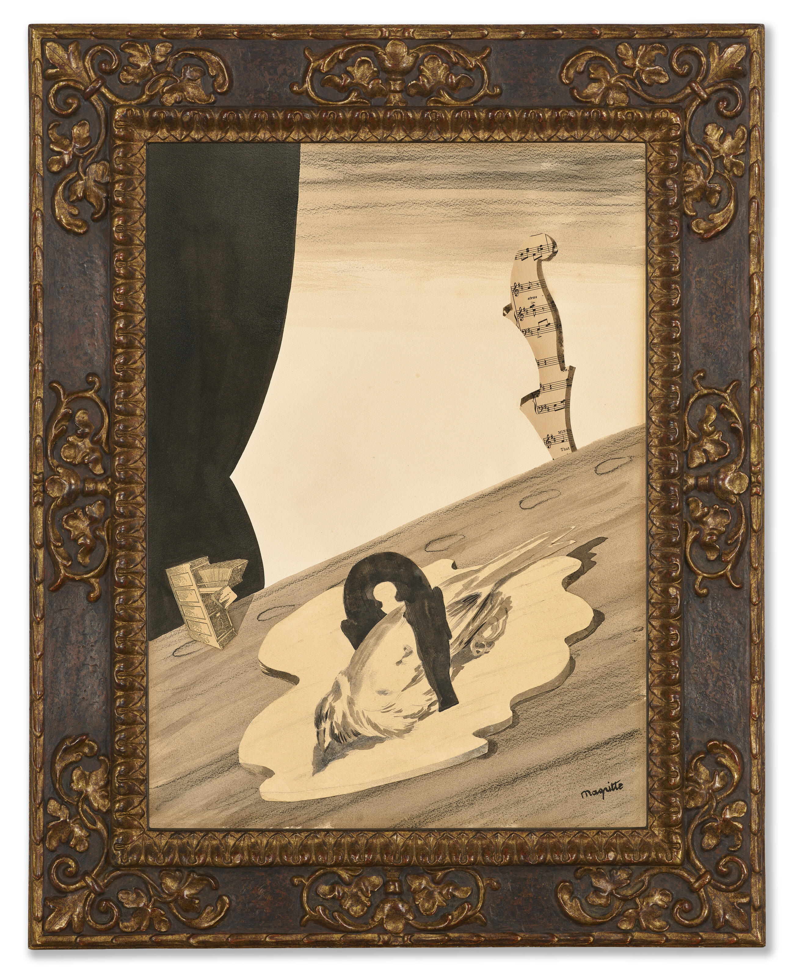 René Magritte — Без названия (L'oiseau mort), изображение 3
