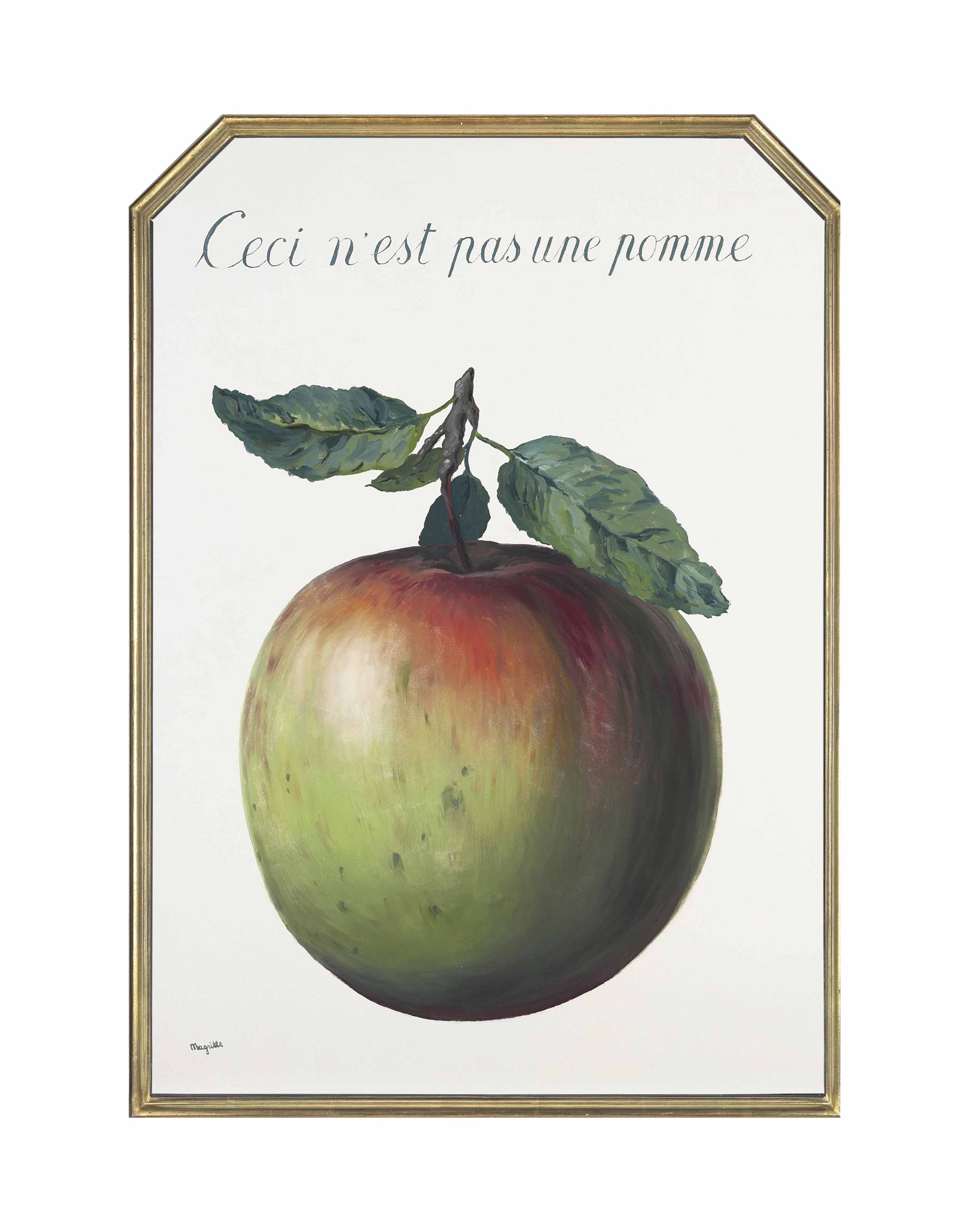 René Magritte — Это не то, что я хочу (это не яблоко).