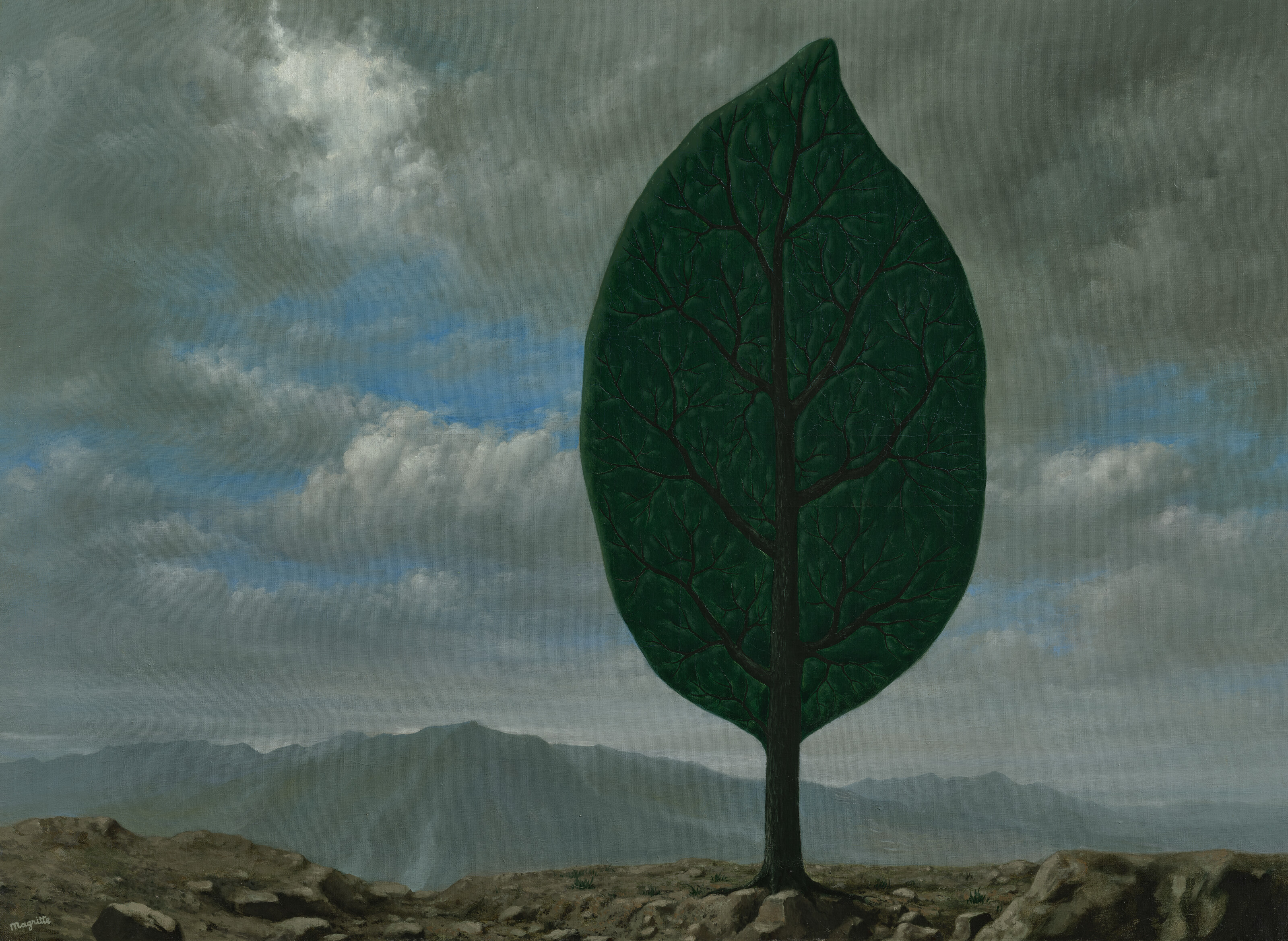 René Magritte — Воздушная равнина (La plaine de l'air)