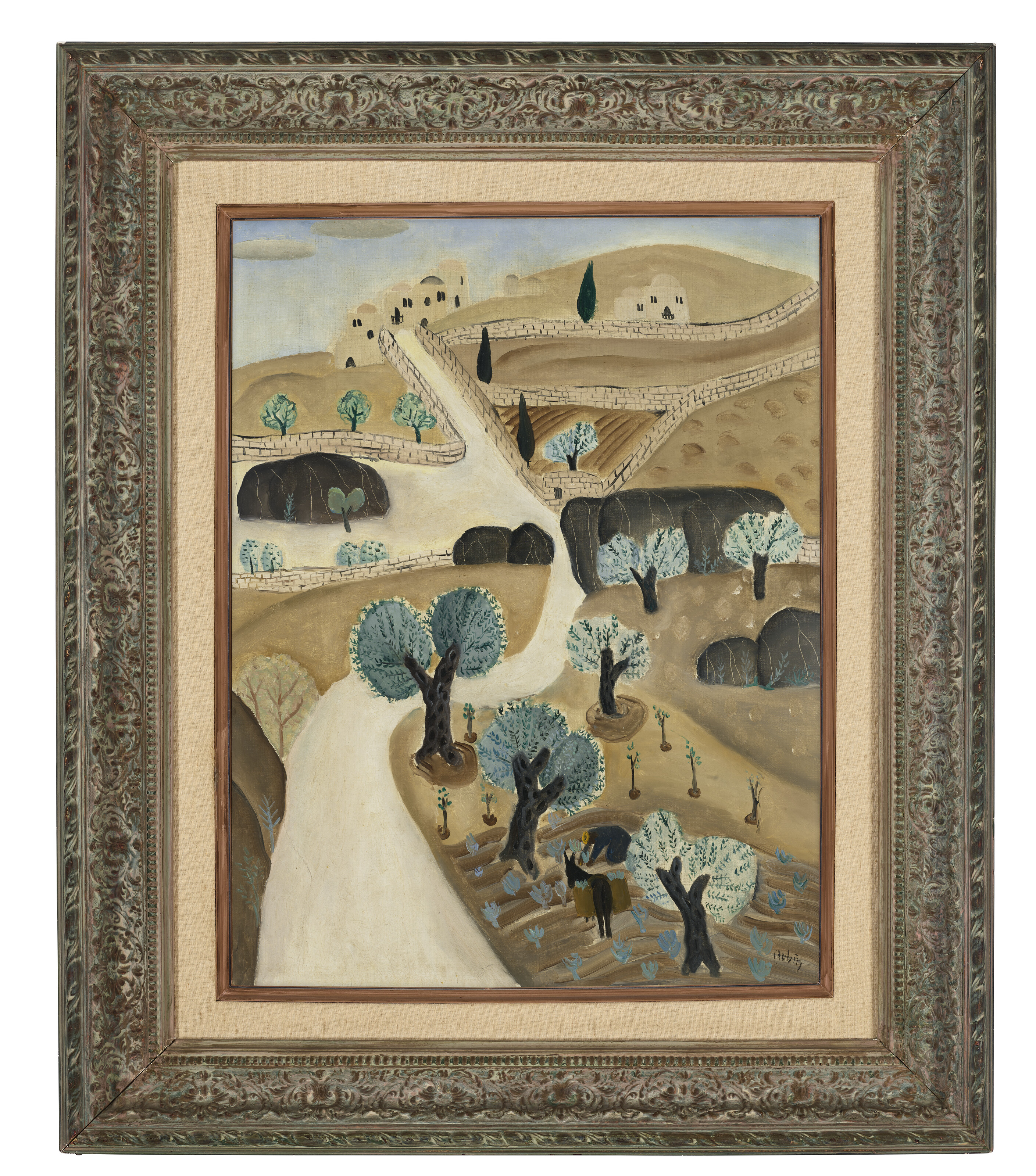 Reuven Rubin — Оливковые деревья в Галилее, изображение 3