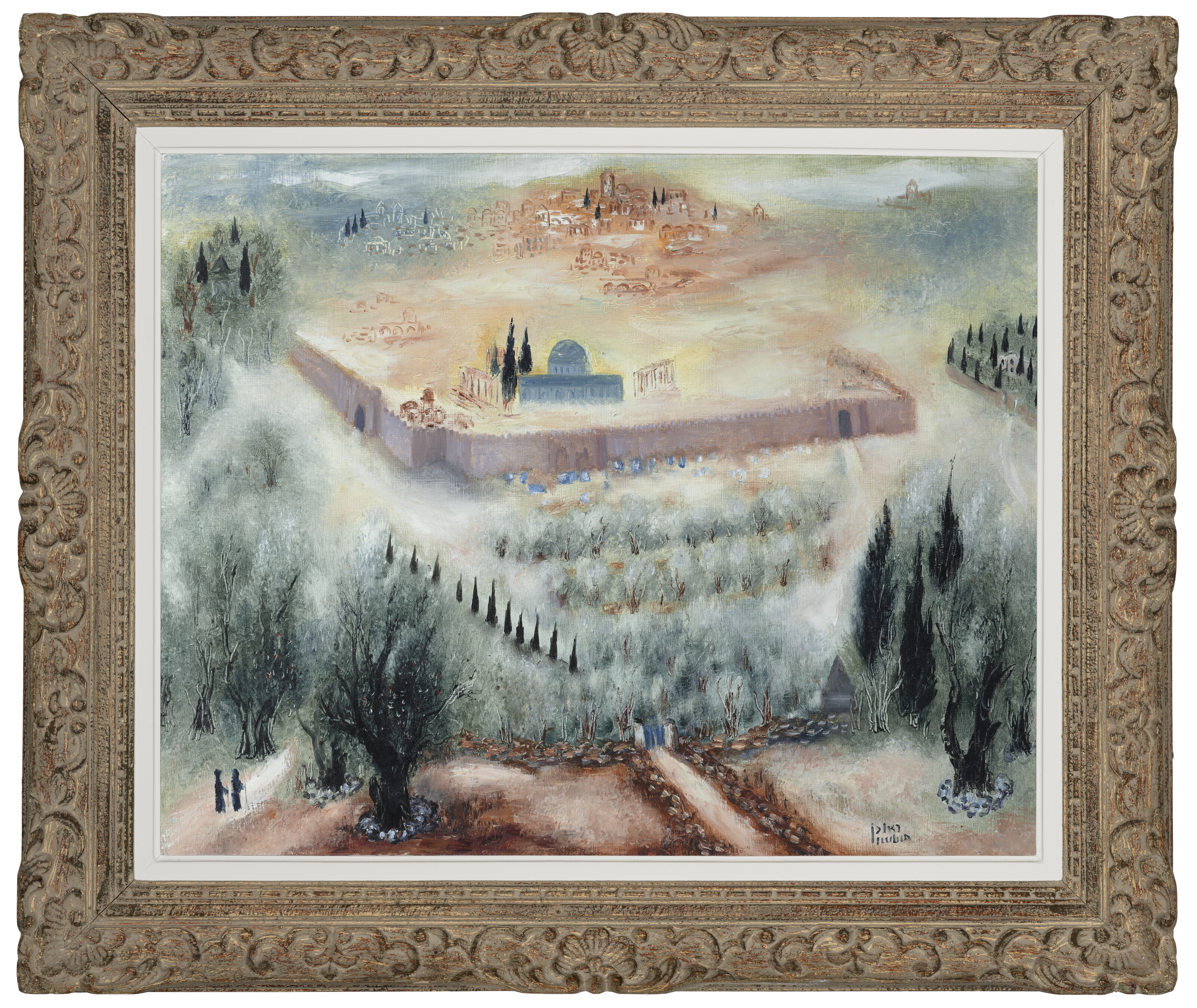 Reuven Rubin — Иерусалим Золотой, изображение 3