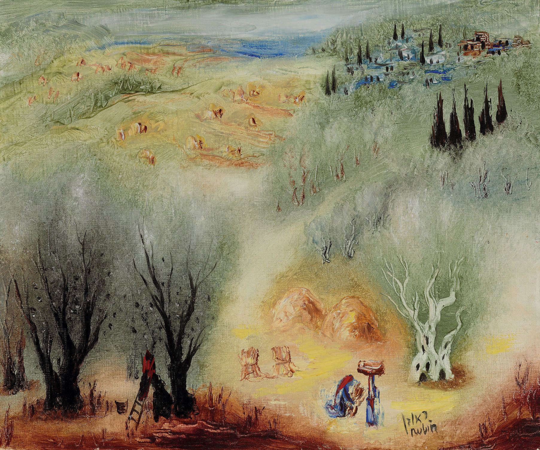 Reuven Rubin — В Галилее