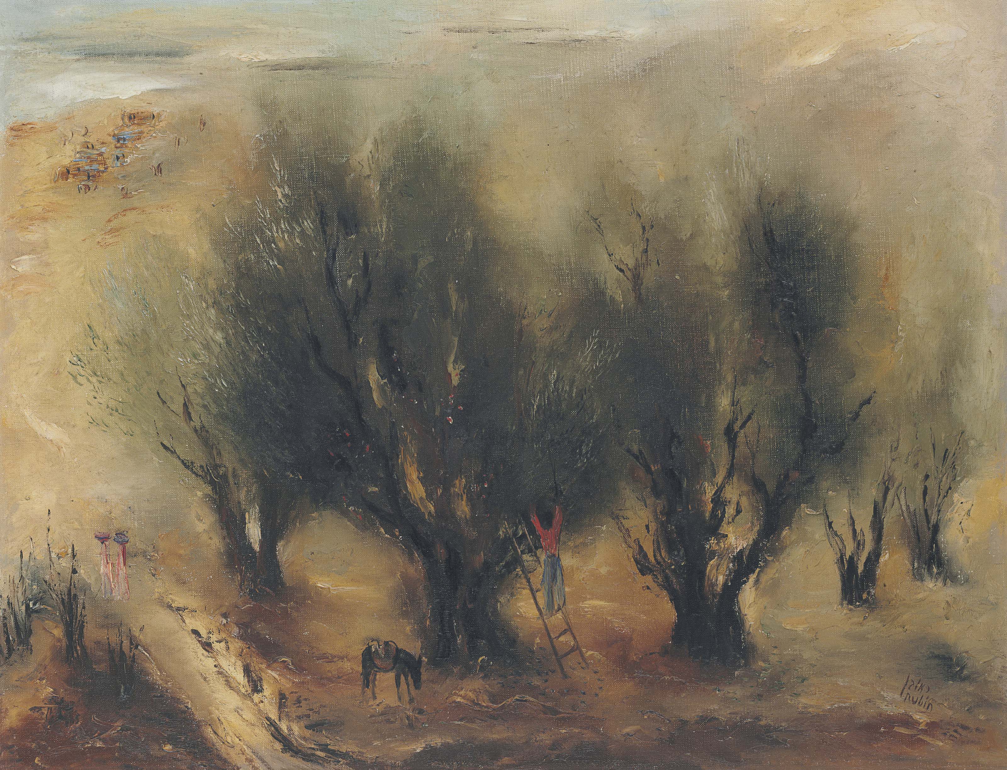 Reuven Rubin — Оливковые деревья