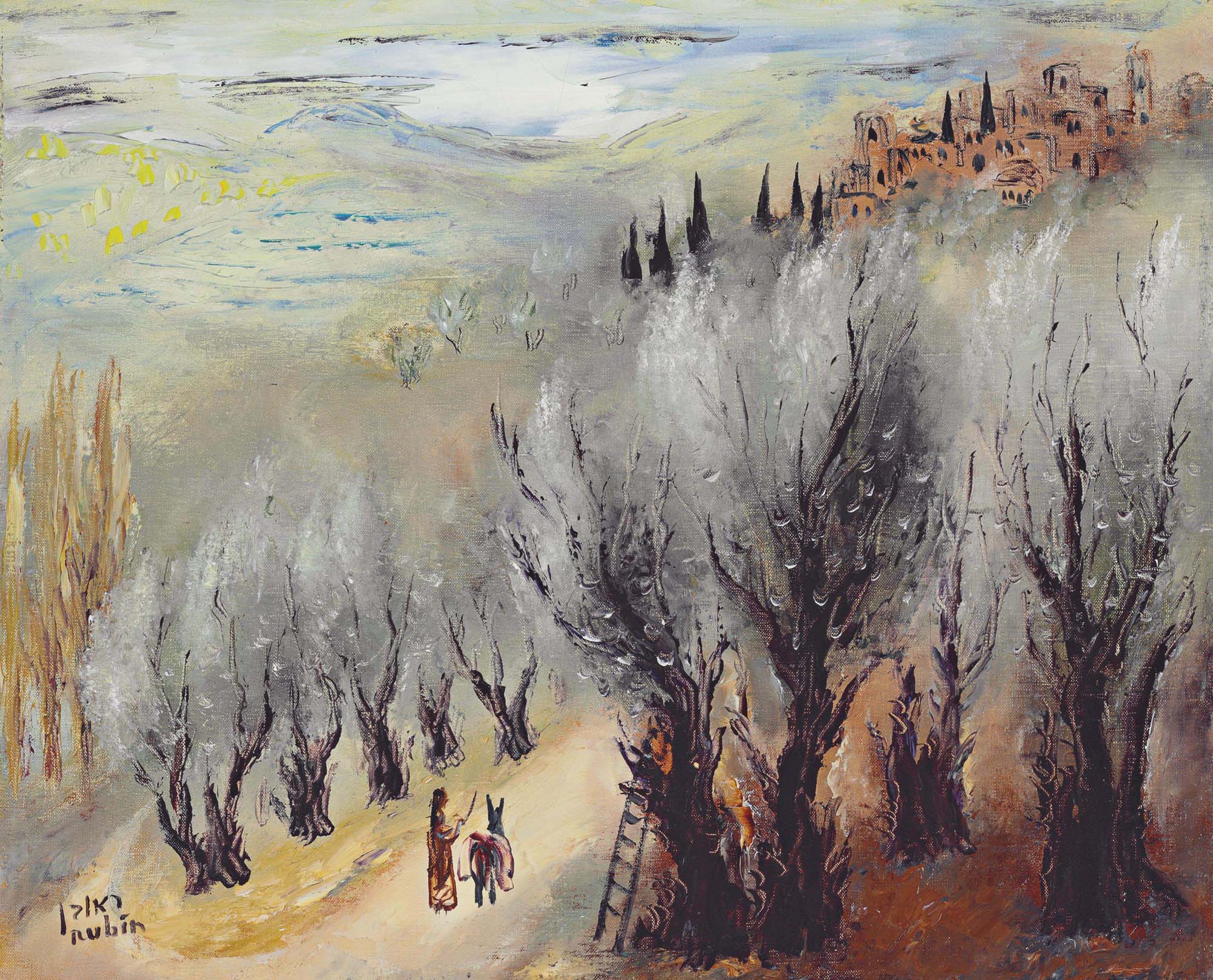 Reuven Rubin — Рядом с Абу Гошем