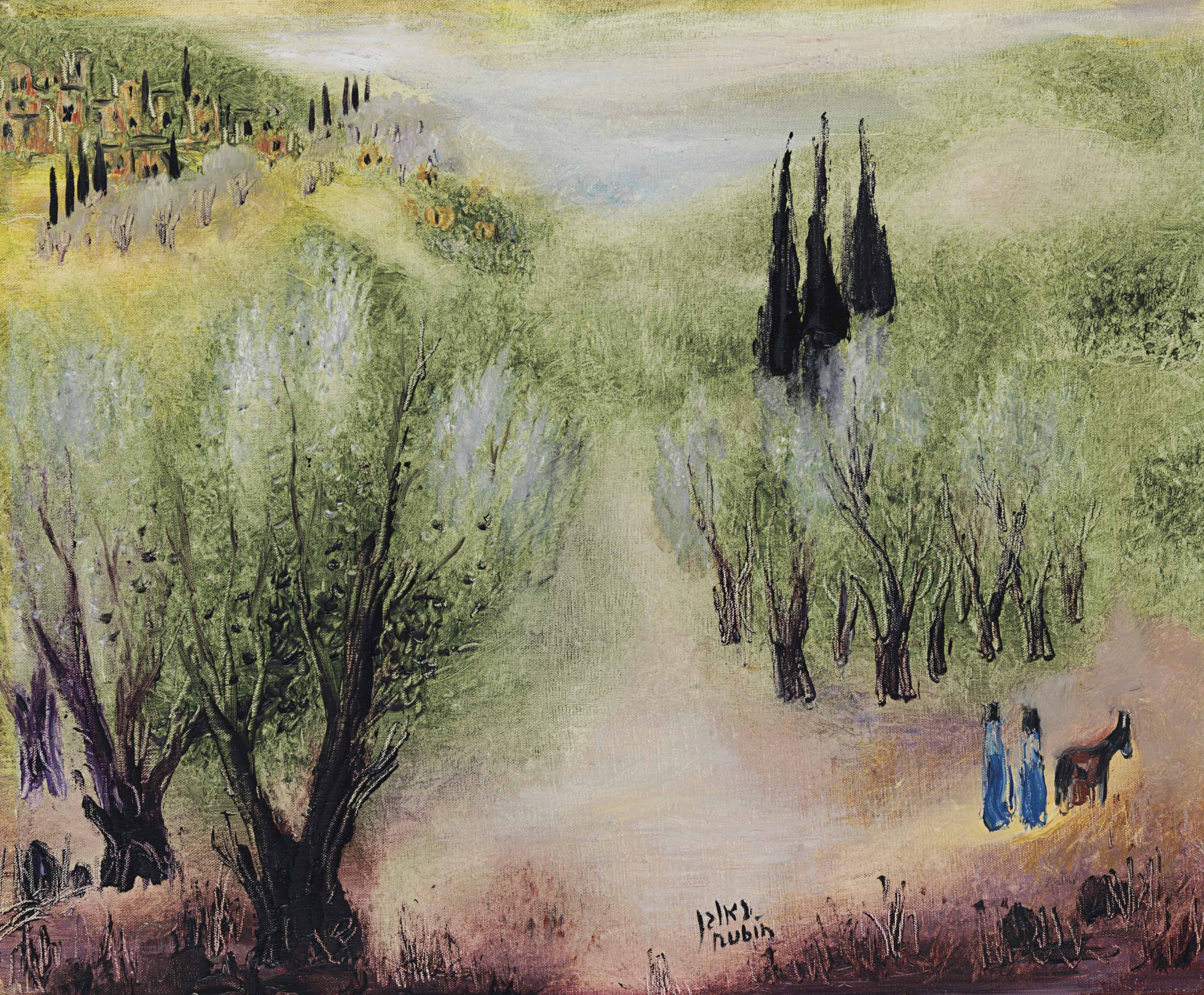 Reuven Rubin — В Галилее