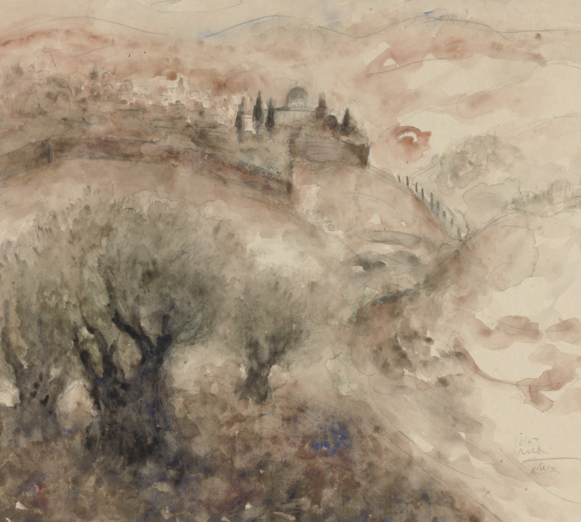 Reuven Rubin — Иерусалим