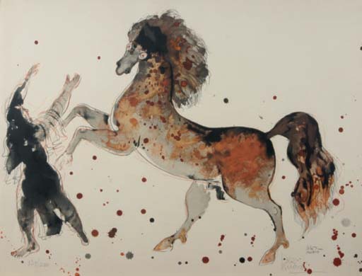 Reuven Rubin — "Лики Израиля", Париж, у Даниэля Жакоме, 1960