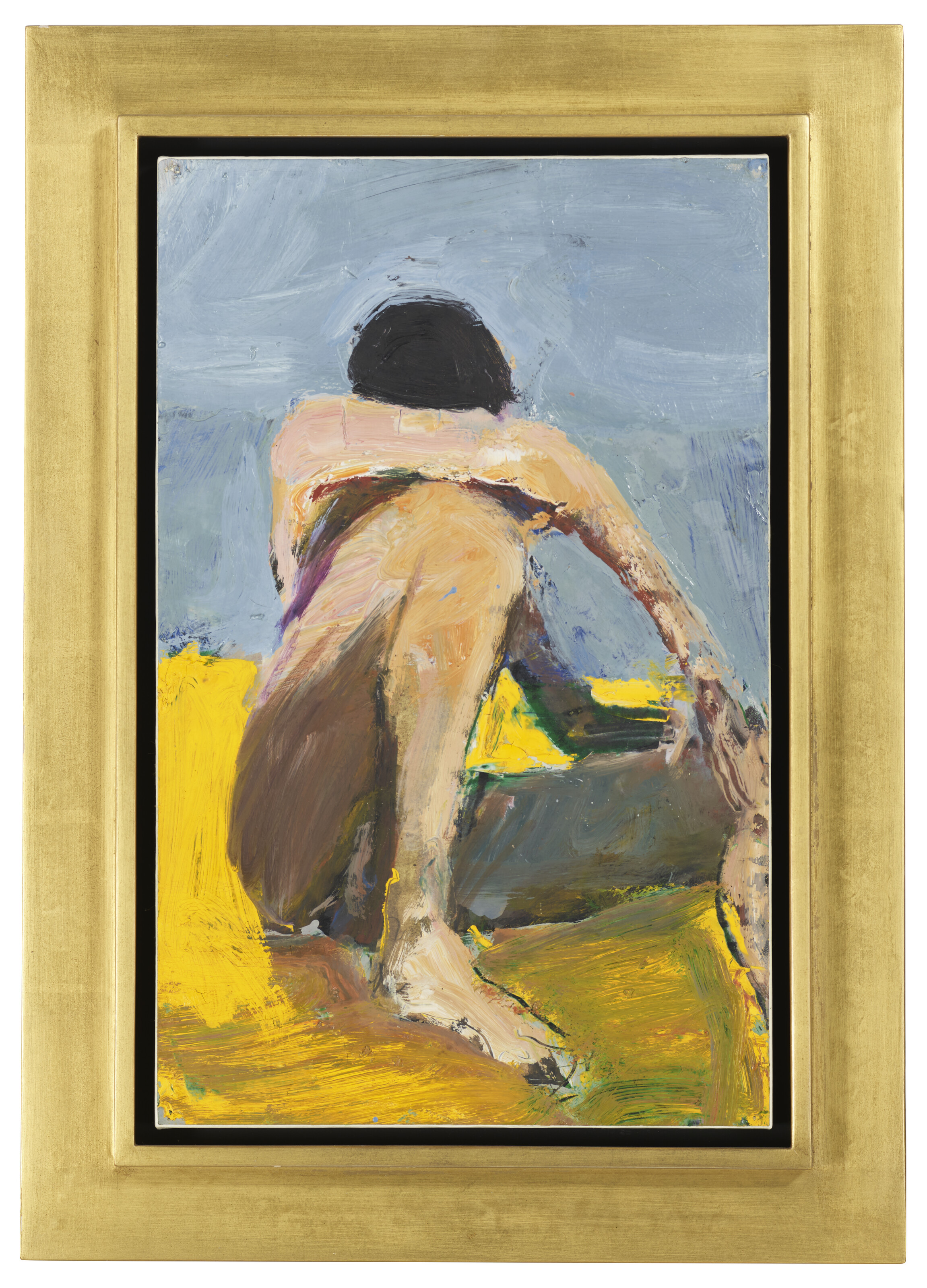 Richard Diebenkorn — Без названия (Сидит обнаженная, положив голову на руку), изображение 2