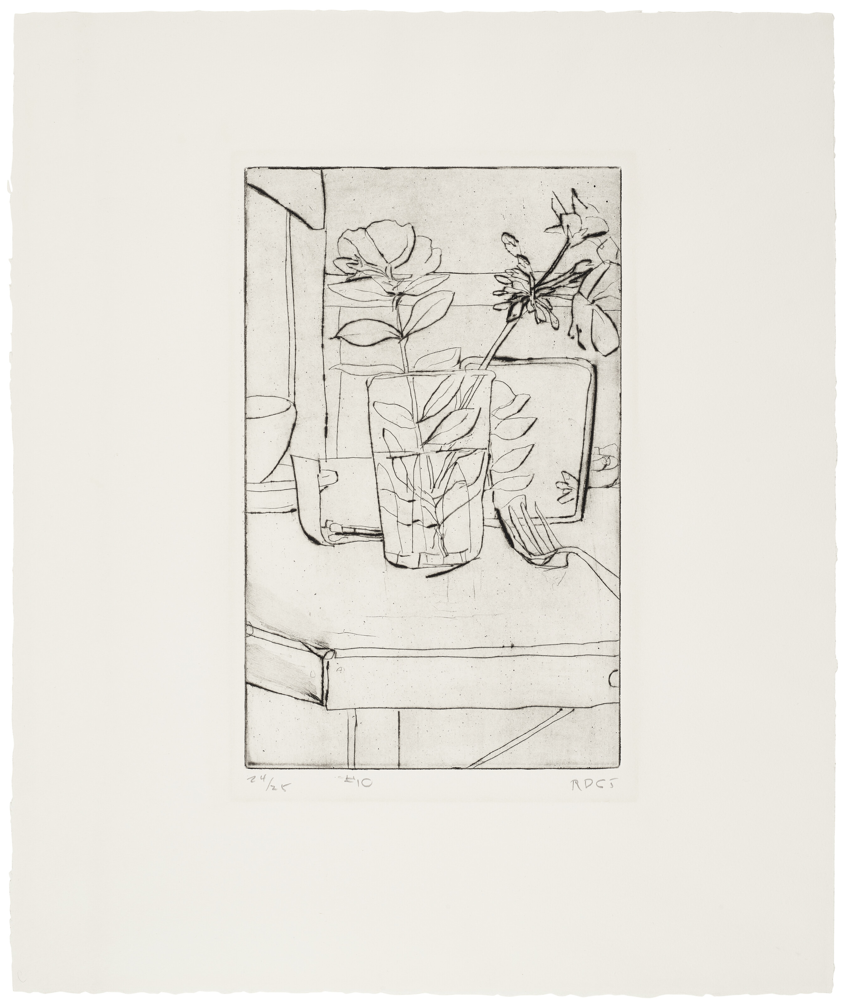 Richard Diebenkorn — 41 Гравюра с сухими точками, изображение 11