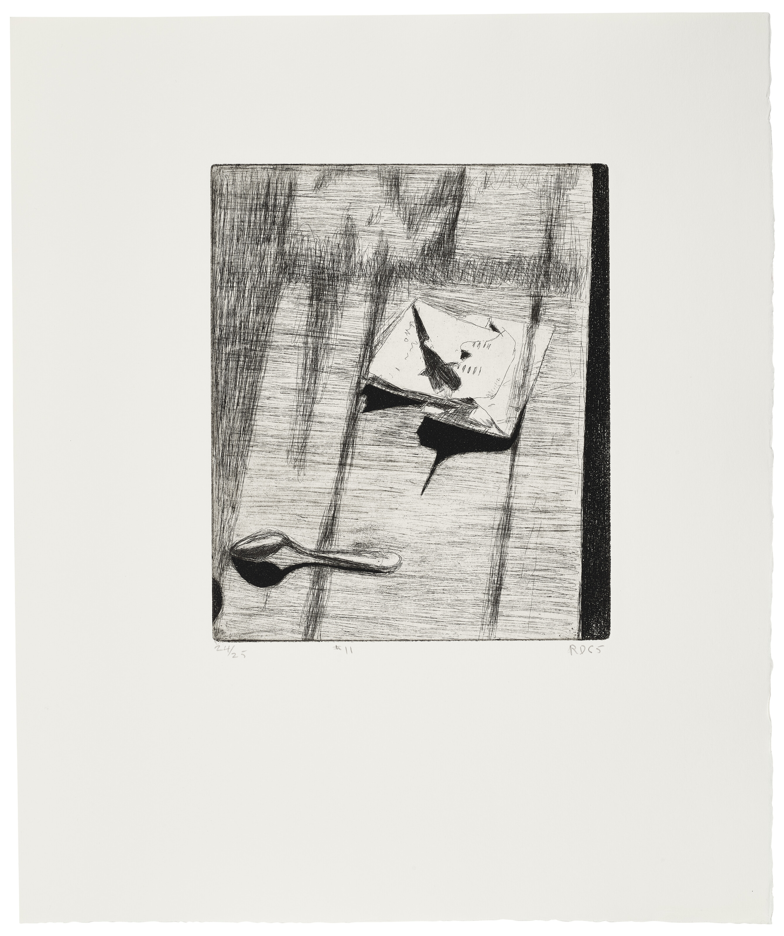 Richard Diebenkorn — 41 Гравюра с сухими точками, изображение 12