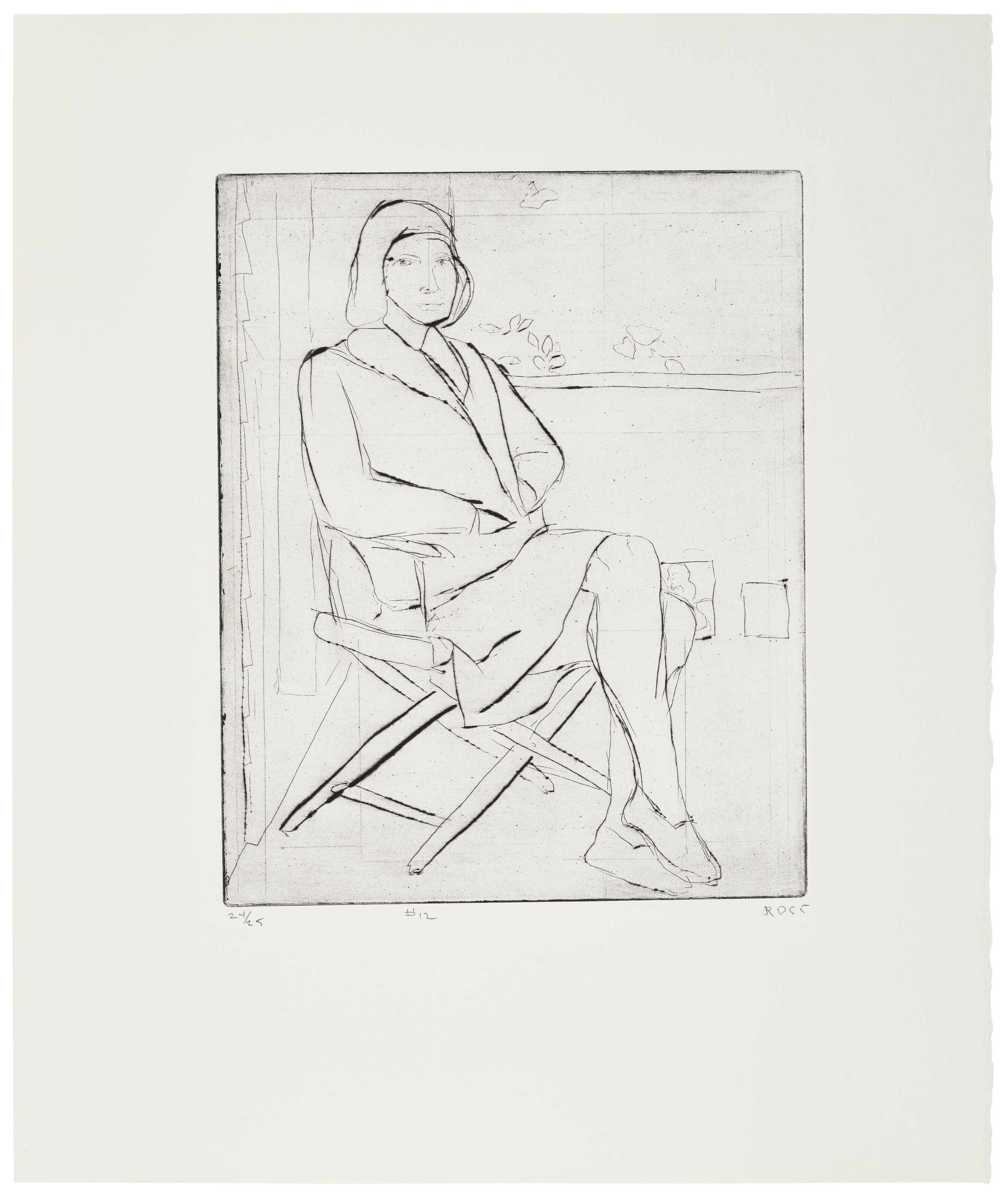 Richard Diebenkorn — 41 Гравюра с сухими точками, изображение 13