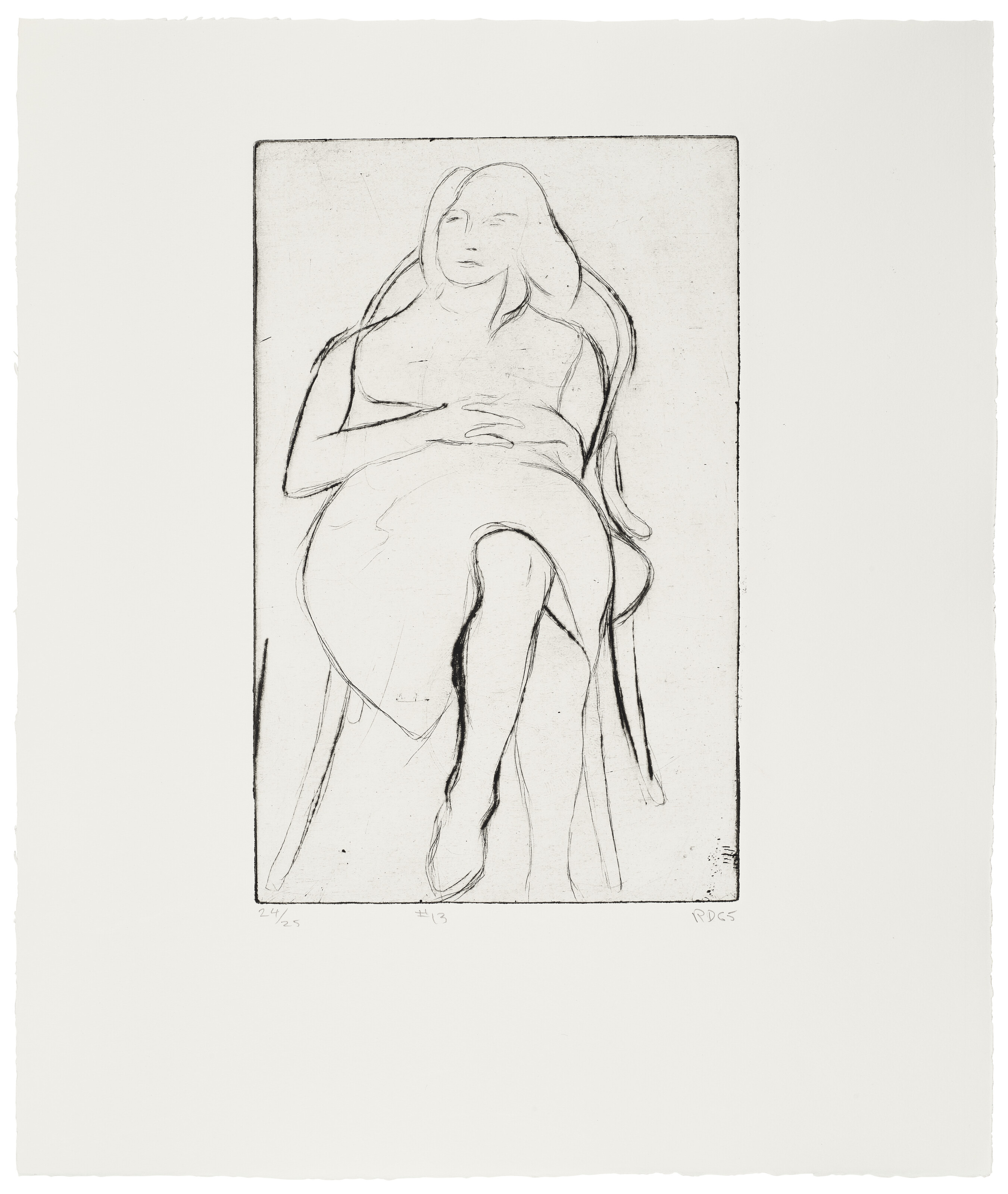 Richard Diebenkorn — 41 Гравюра с сухими точками, изображение 14