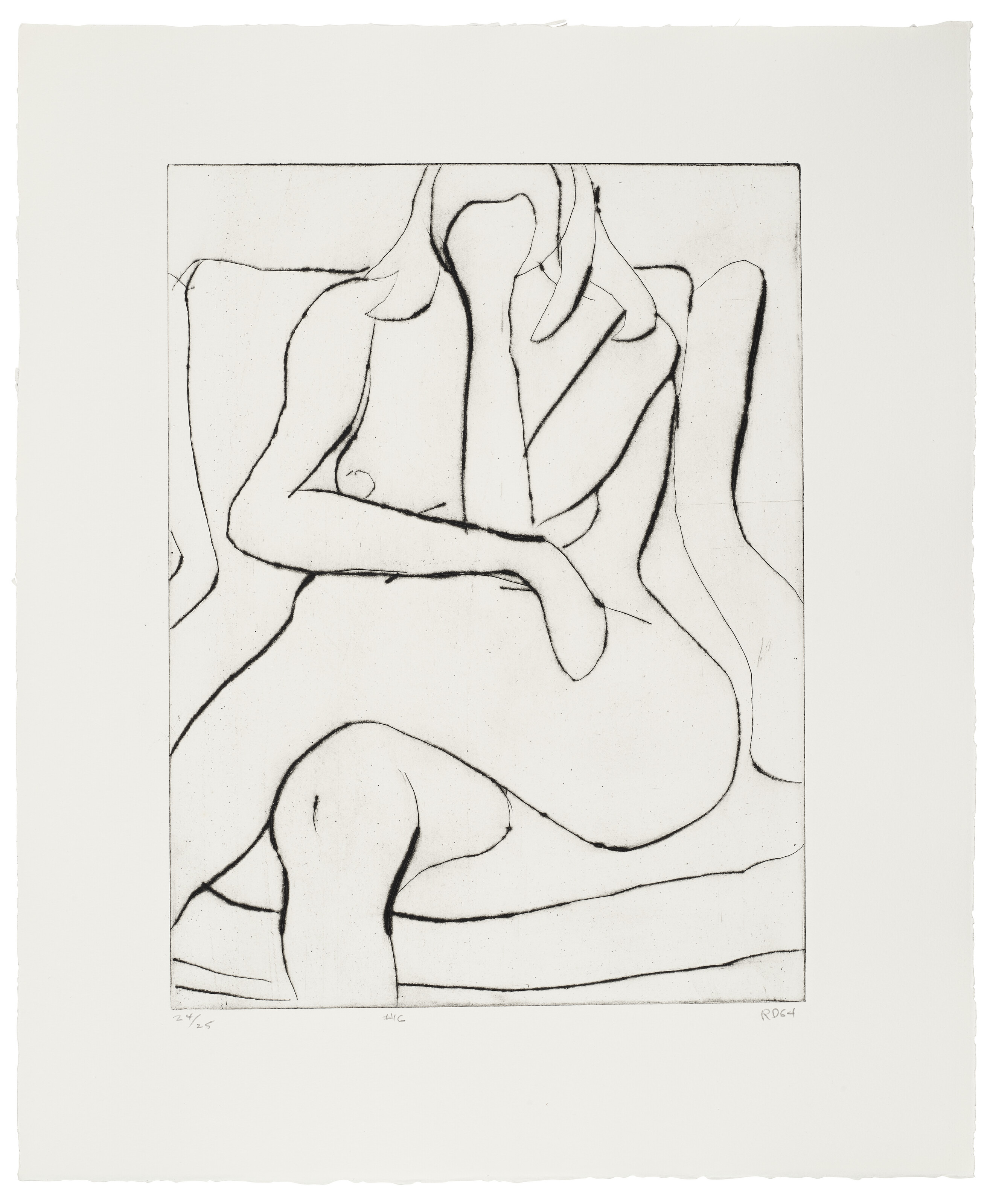 Richard Diebenkorn — 41 Гравюра с сухими точками, изображение 17