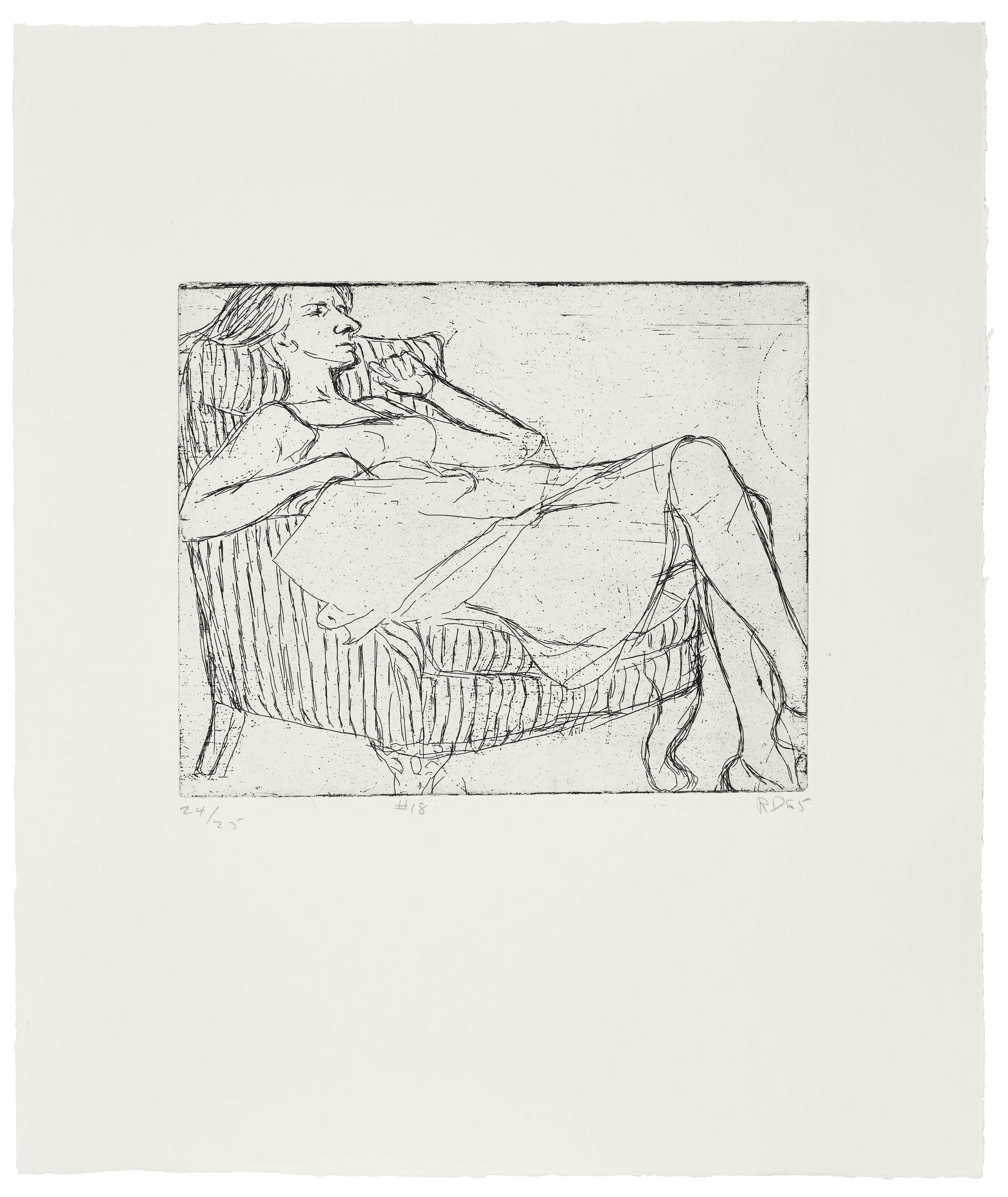 Richard Diebenkorn — 41 Гравюра с сухими точками, изображение 19