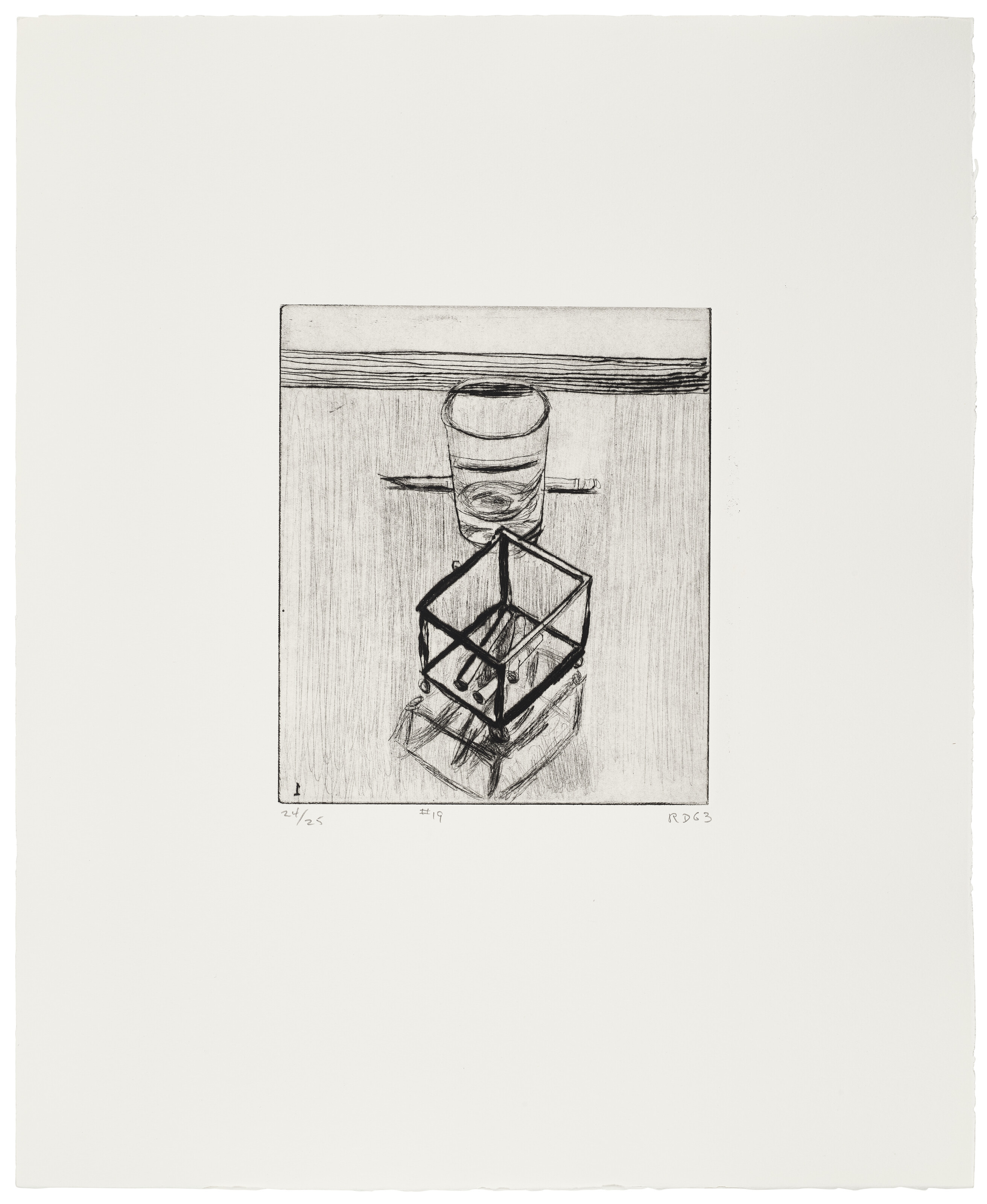 Richard Diebenkorn — 41 Гравюра с сухими точками, изображение 20