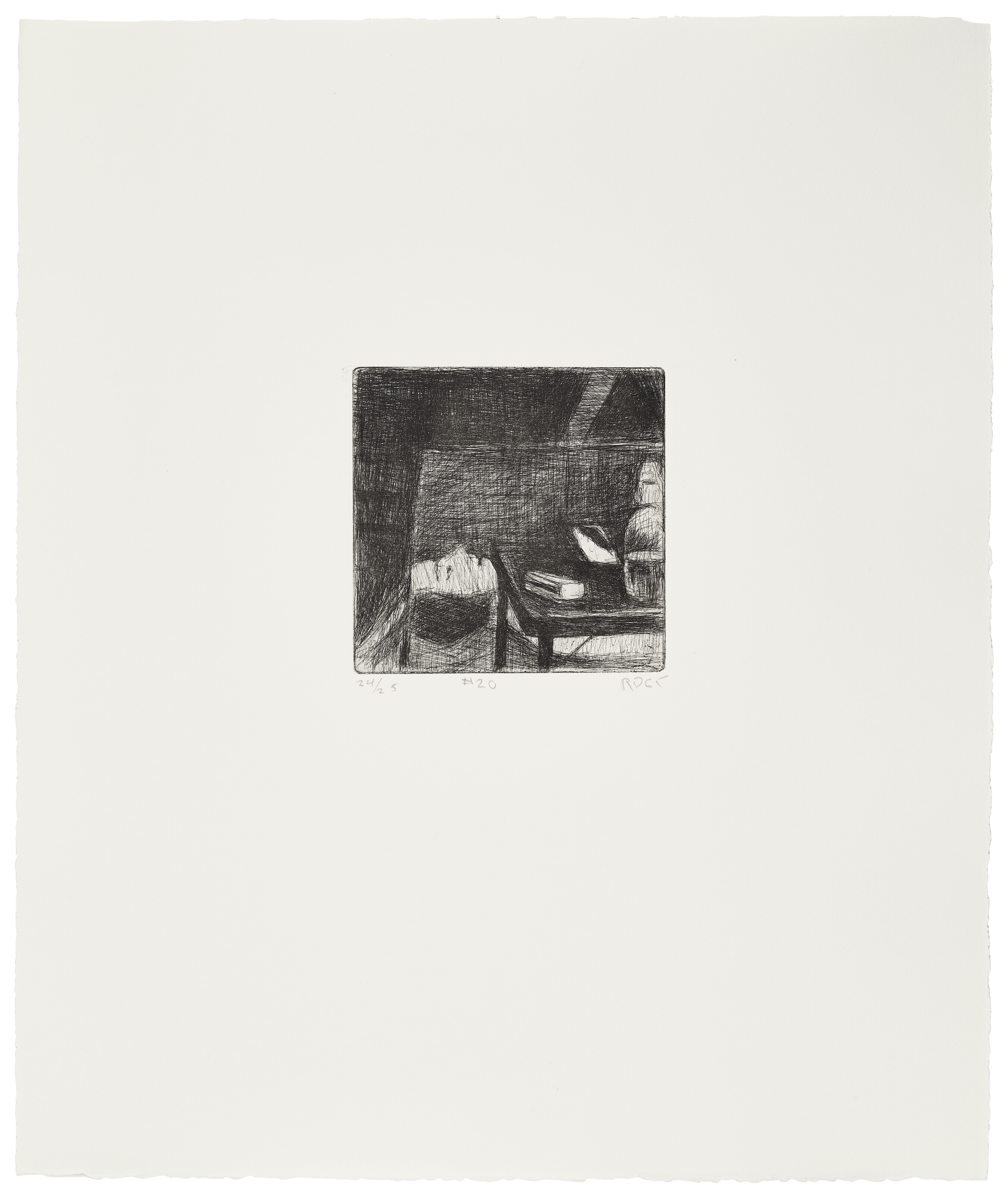 Richard Diebenkorn — 41 Гравюра с сухими точками, изображение 21