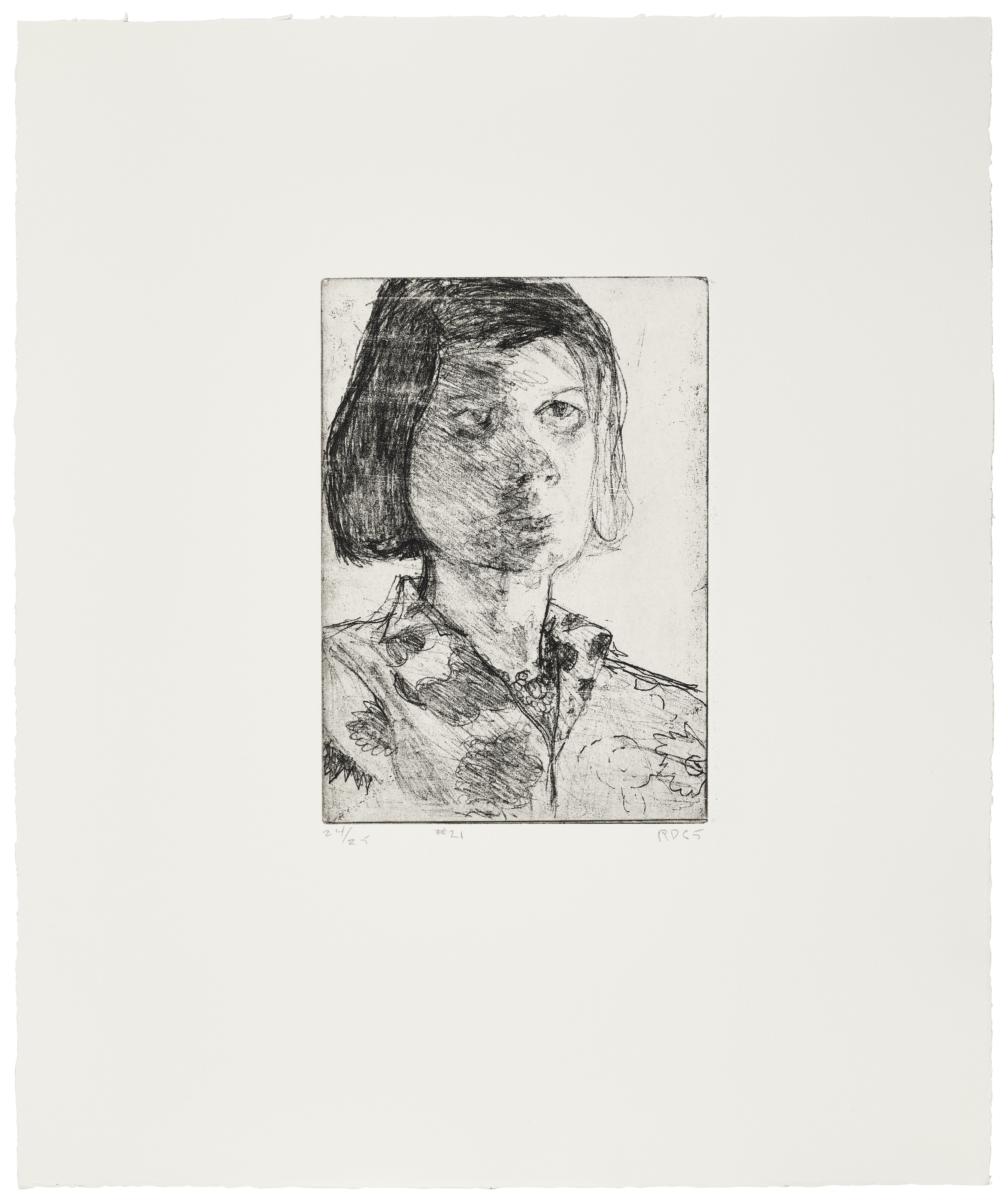 Richard Diebenkorn — 41 Гравюра с сухими точками, изображение 22