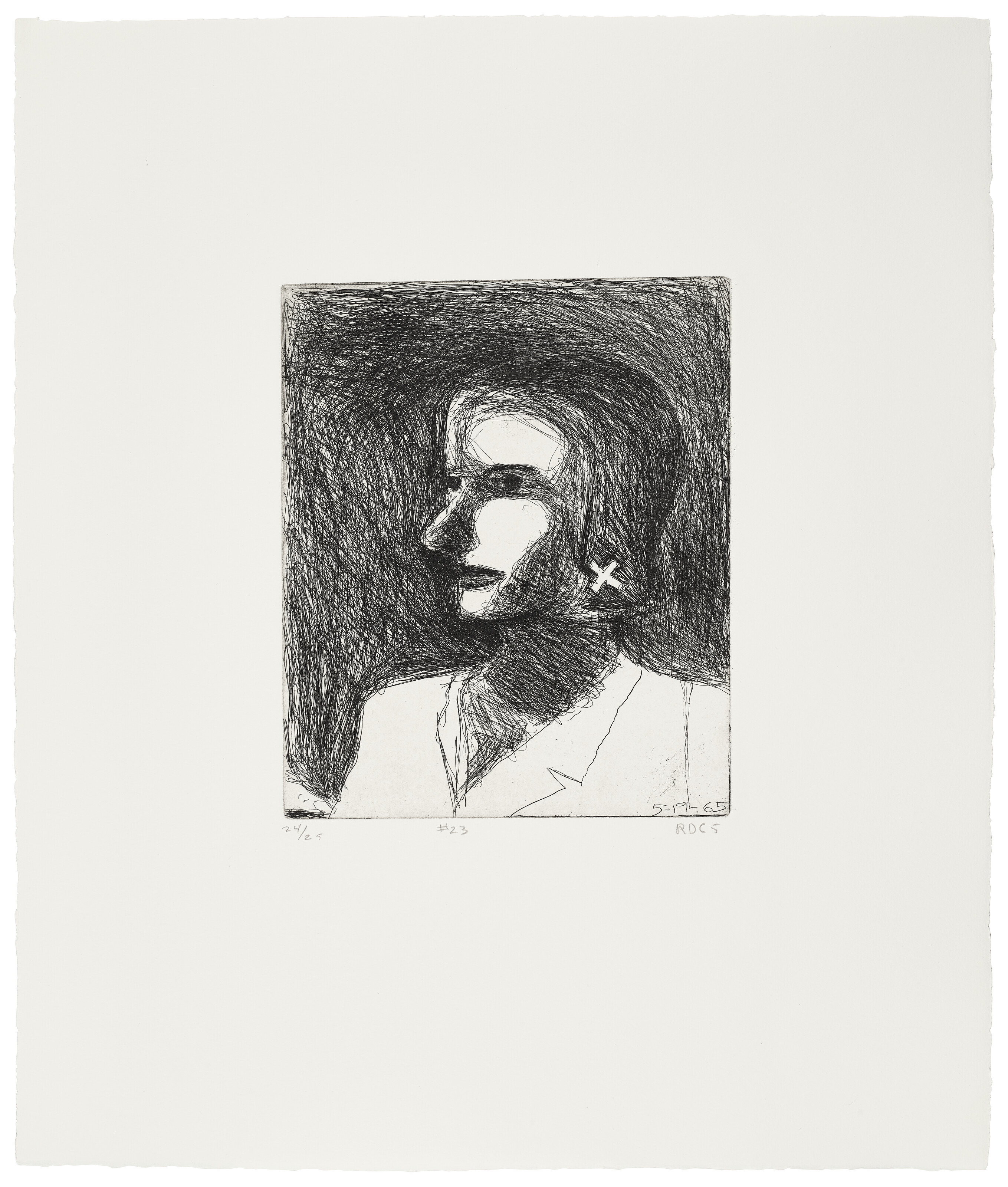 Richard Diebenkorn — 41 Гравюра с сухими точками, изображение 24