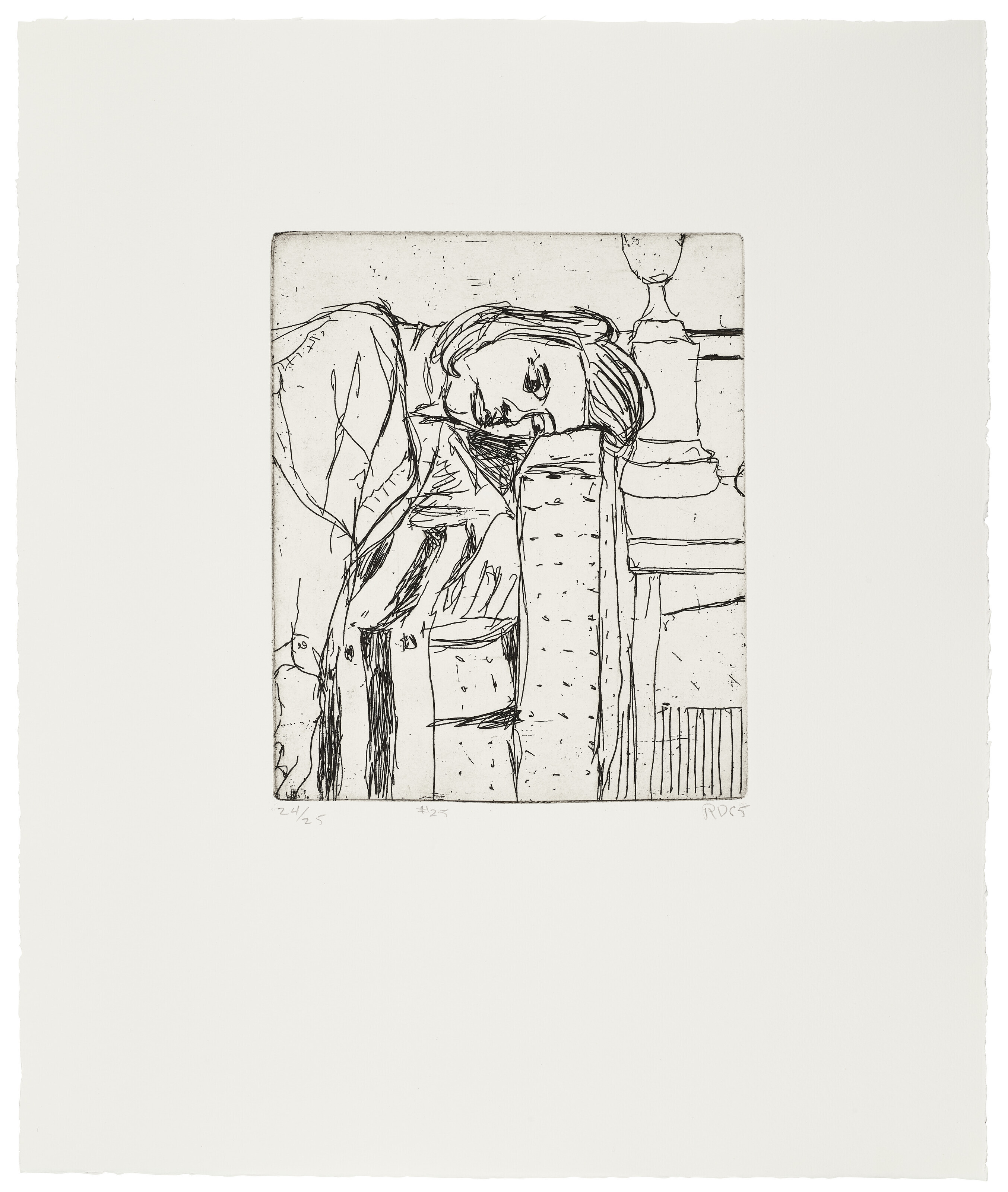 Richard Diebenkorn — 41 Гравюра с сухими точками, изображение 26