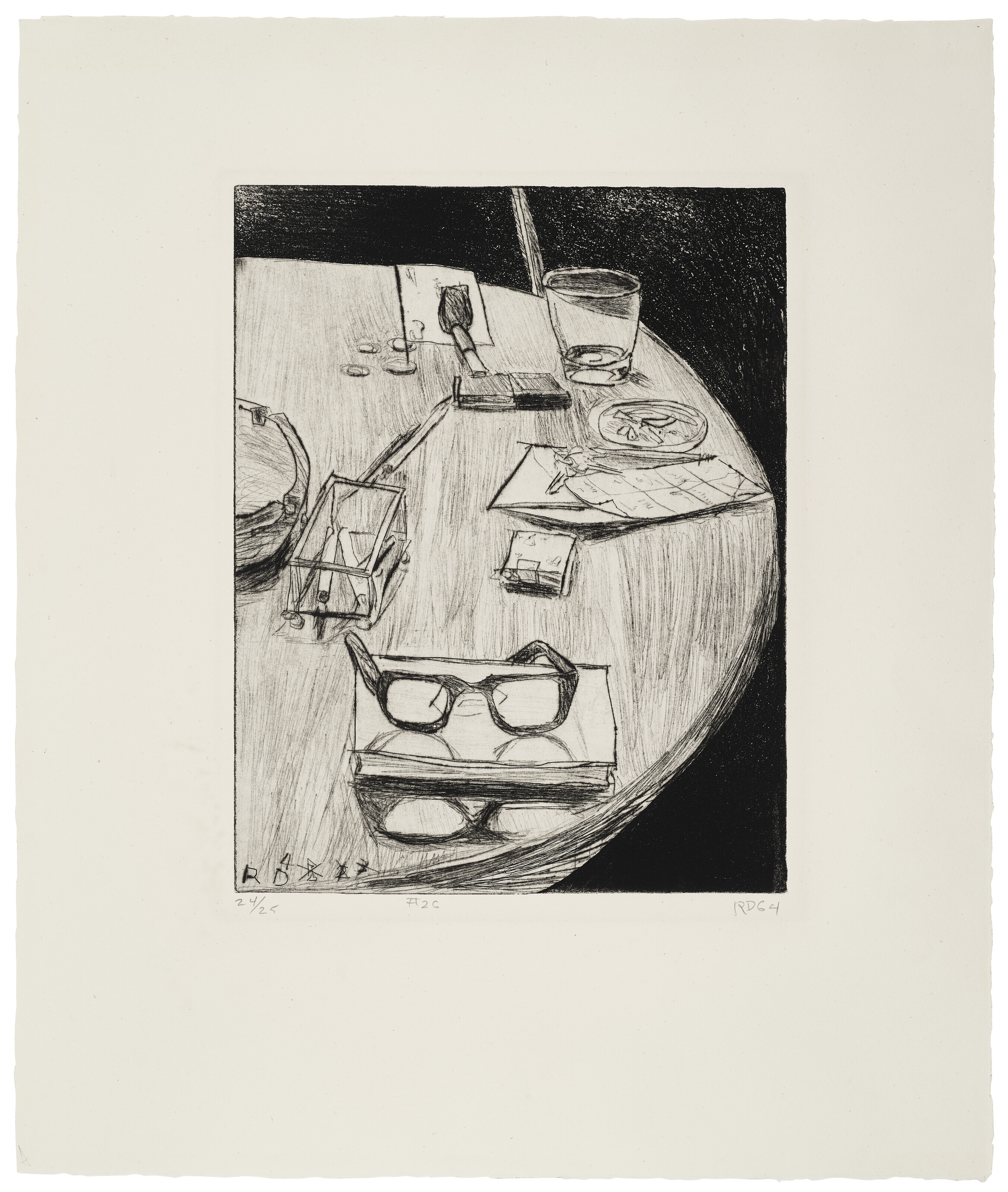 Richard Diebenkorn — 41 Гравюра с сухими точками, изображение 27
