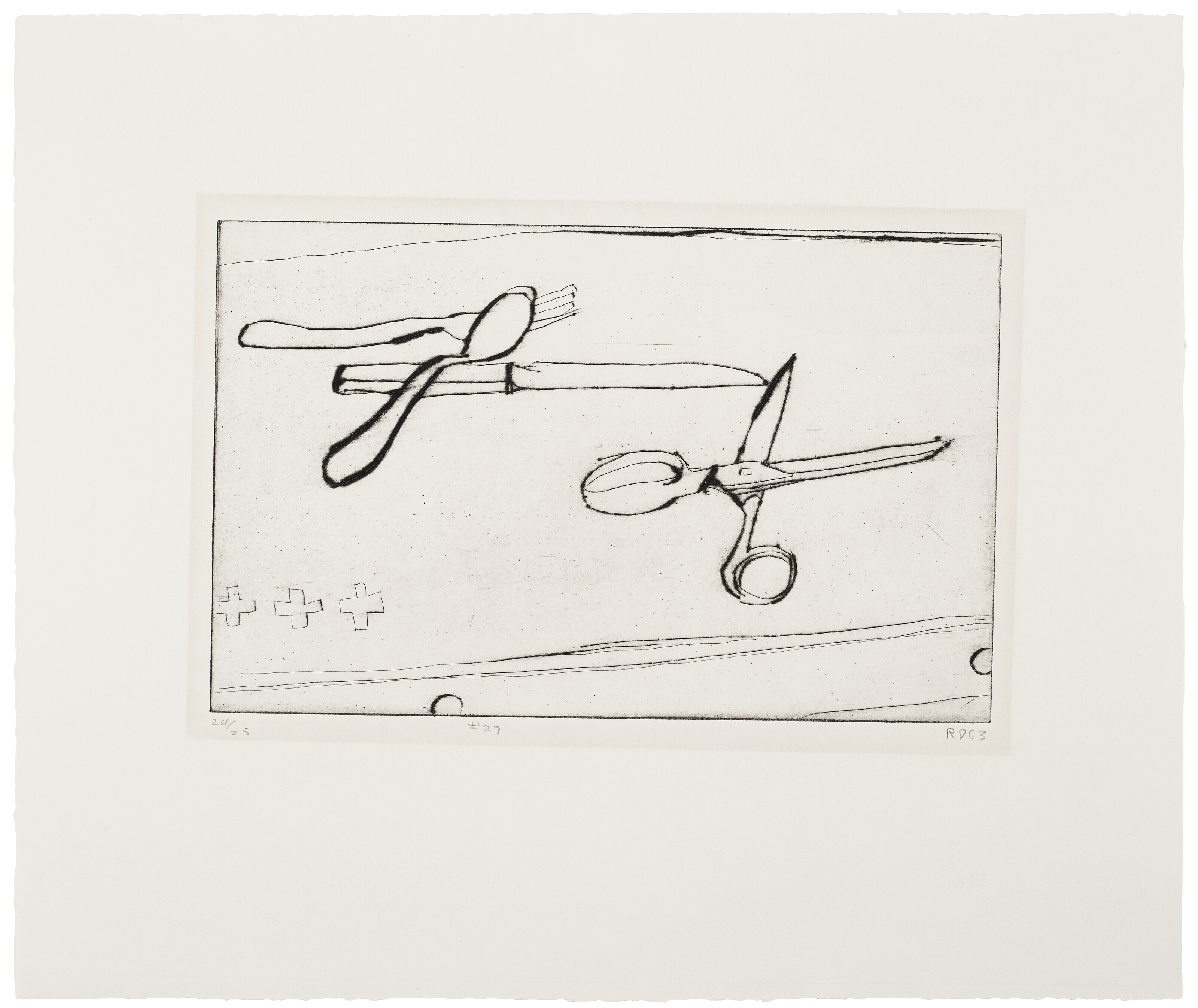 Richard Diebenkorn — 41 Гравюра с сухими точками, изображение 28