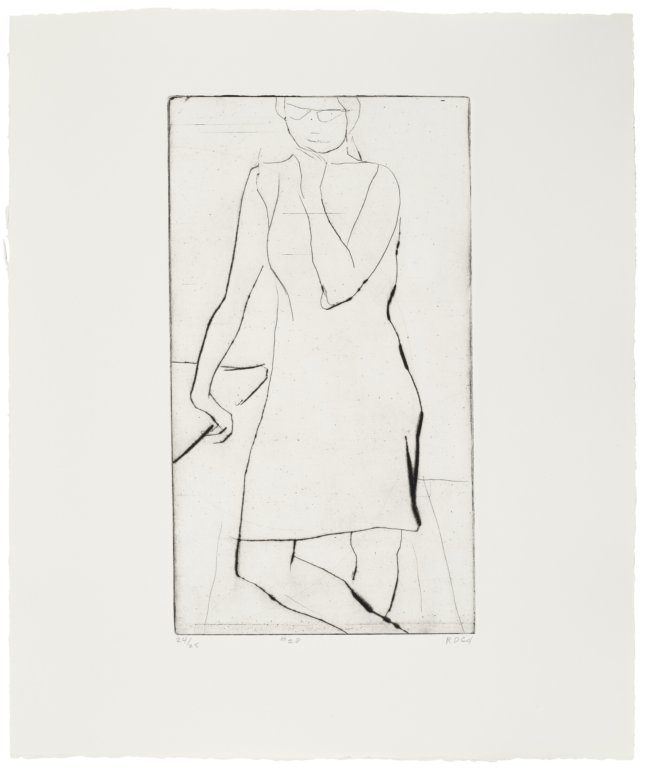 Richard Diebenkorn — 41 Гравюра с сухими точками, изображение 29