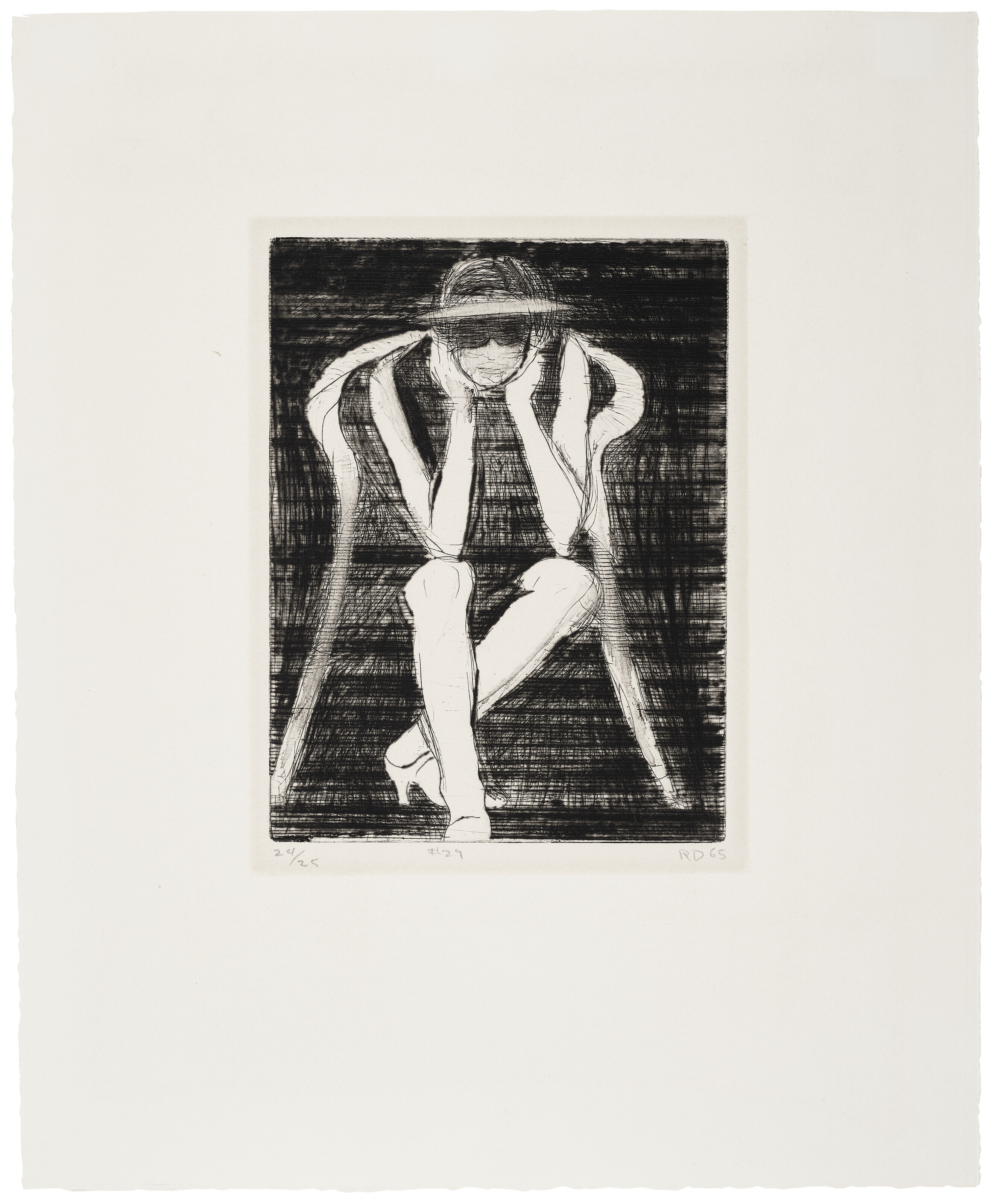 Richard Diebenkorn — 41 Гравюра с сухими точками, изображение 30