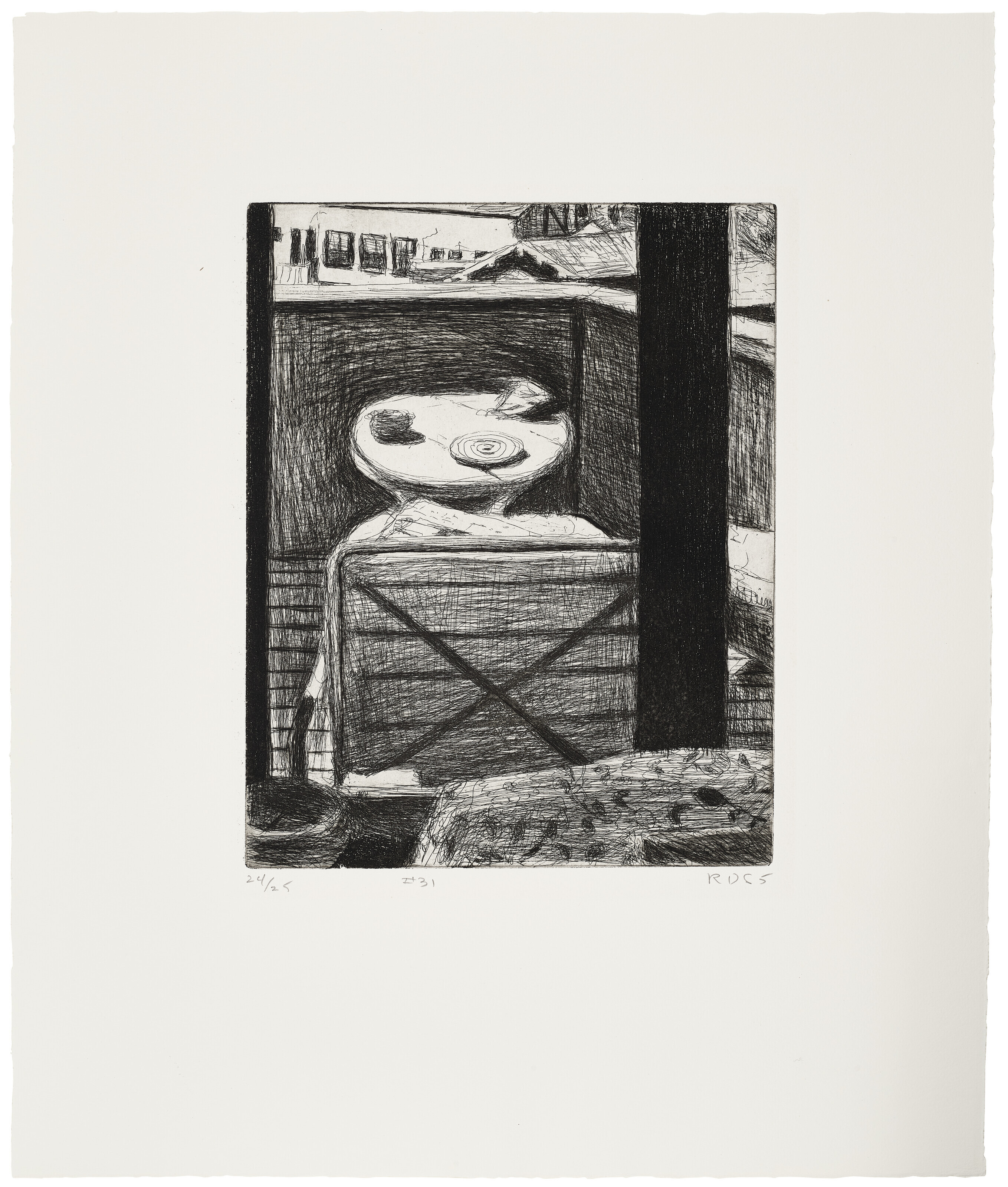 Richard Diebenkorn — 41 Гравюра с сухими точками, изображение 32