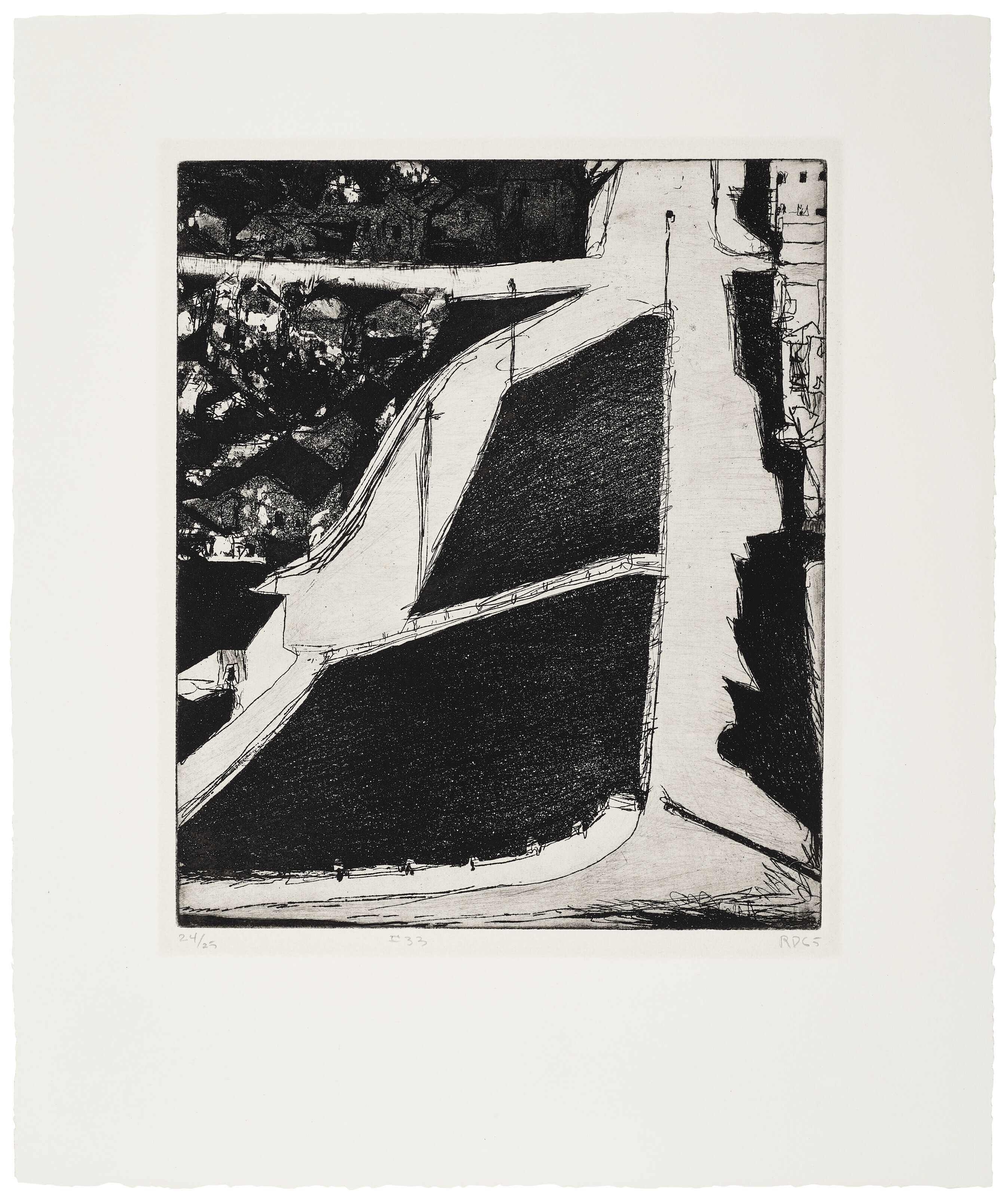 Richard Diebenkorn — 41 Гравюра с сухими точками, изображение 34