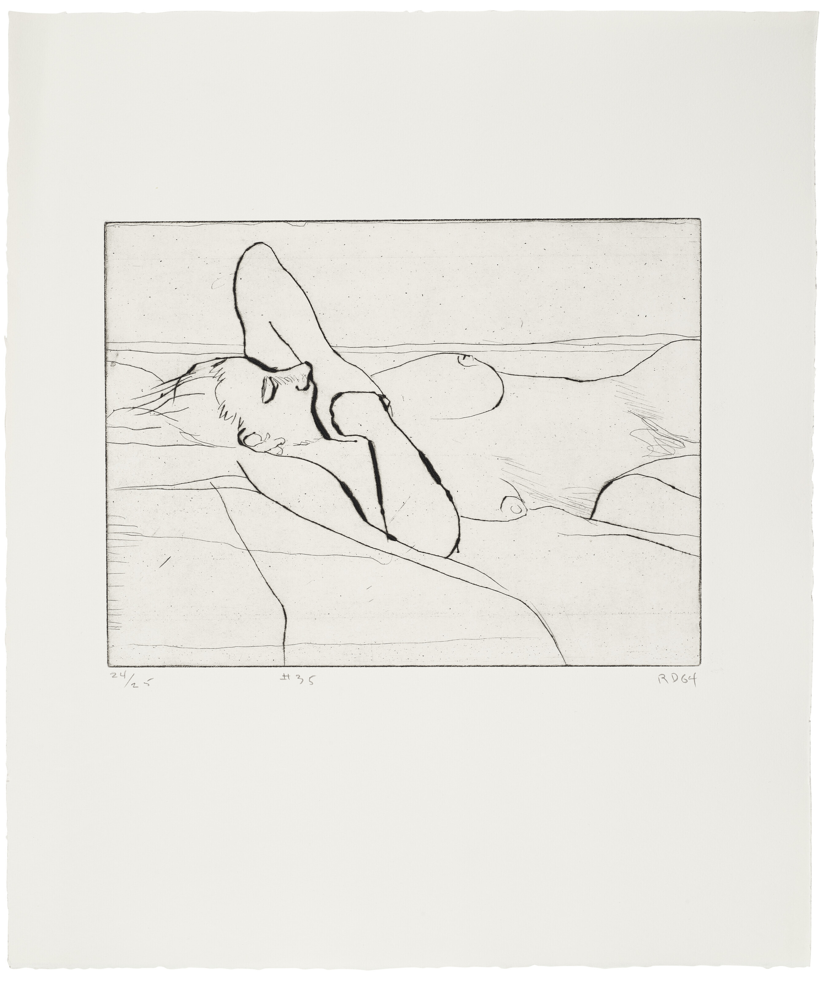 Richard Diebenkorn — 41 Гравюра с сухими точками, изображение 36