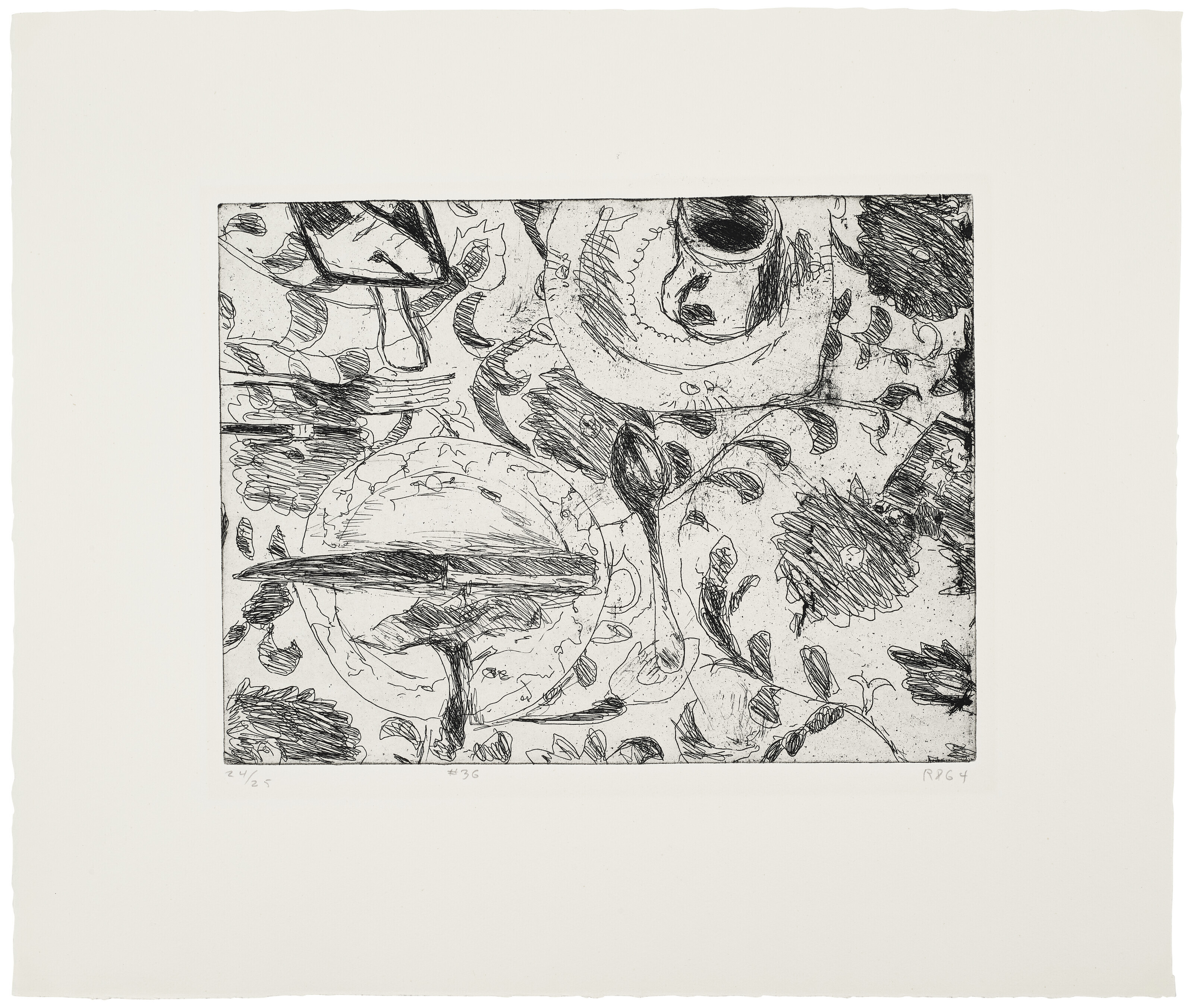 Richard Diebenkorn — 41 Гравюра с сухими точками, изображение 37