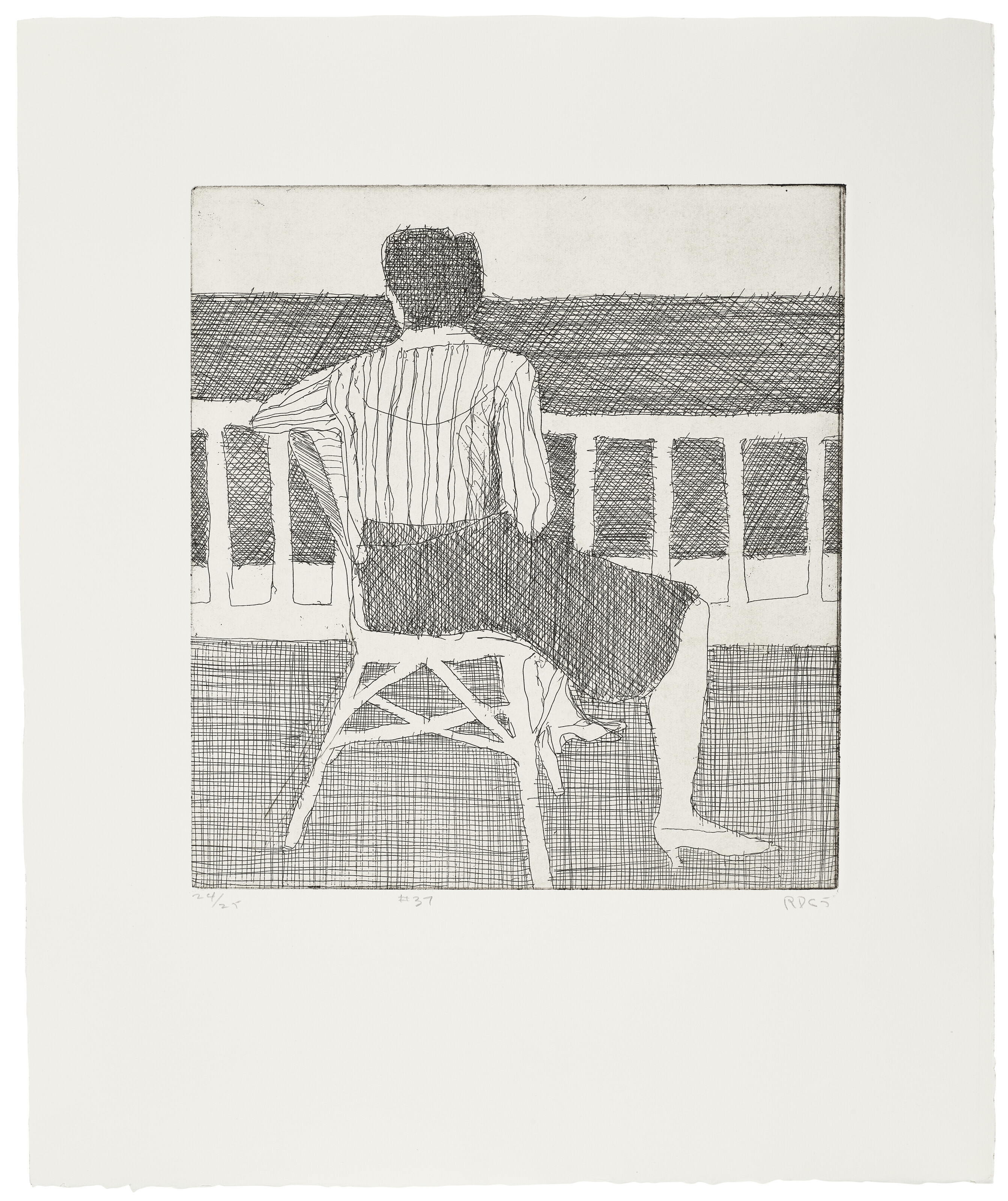 Richard Diebenkorn — 41 Гравюра с сухими точками, изображение 38