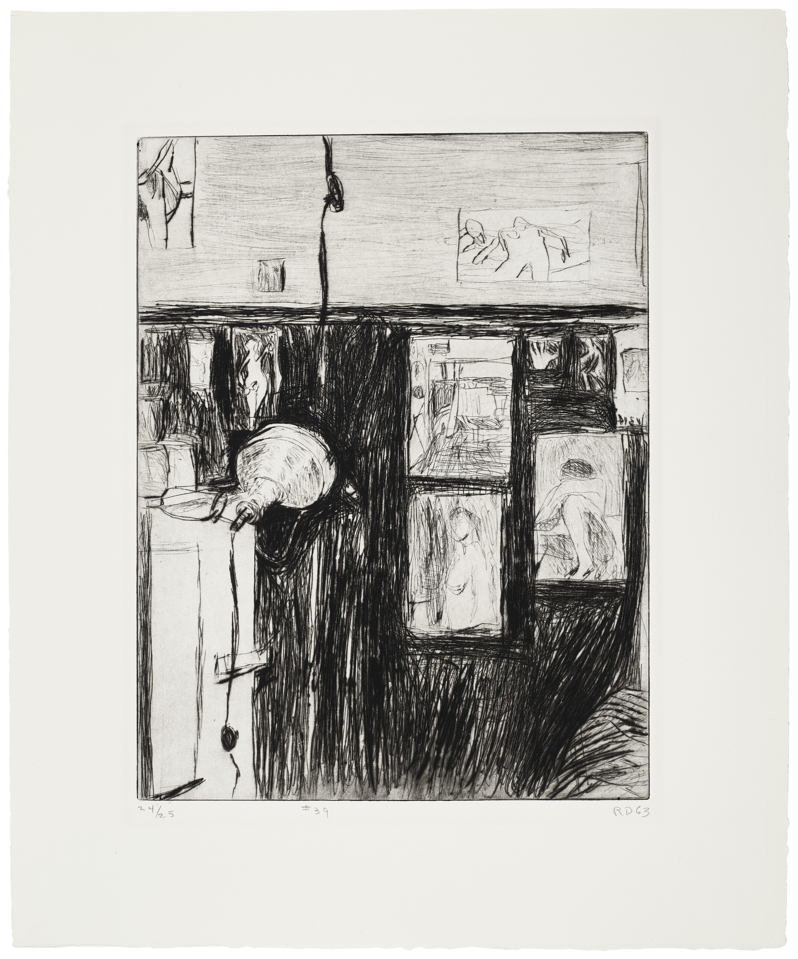 Richard Diebenkorn — 41 Гравюра с сухими точками, изображение 40