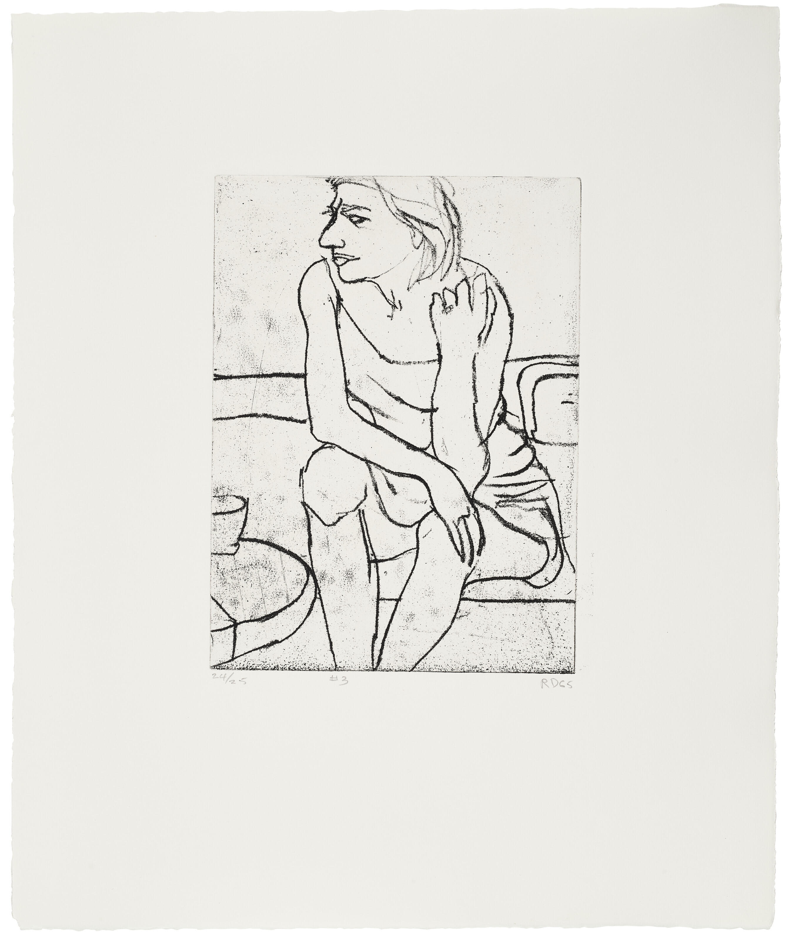 Richard Diebenkorn — 41 Гравюра с сухими точками, изображение 5