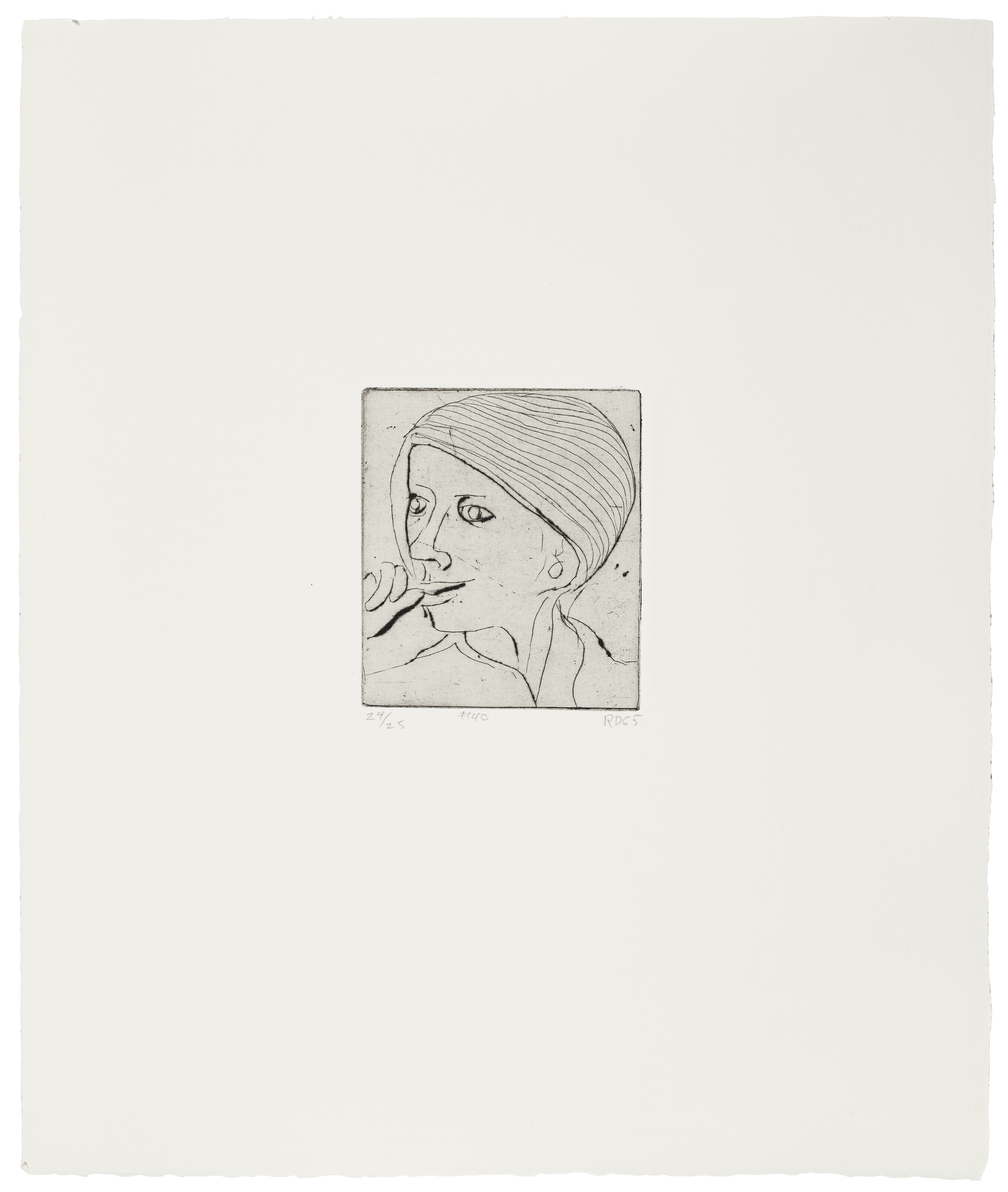 Richard Diebenkorn — 41 Гравюра с сухими точками, изображение 41