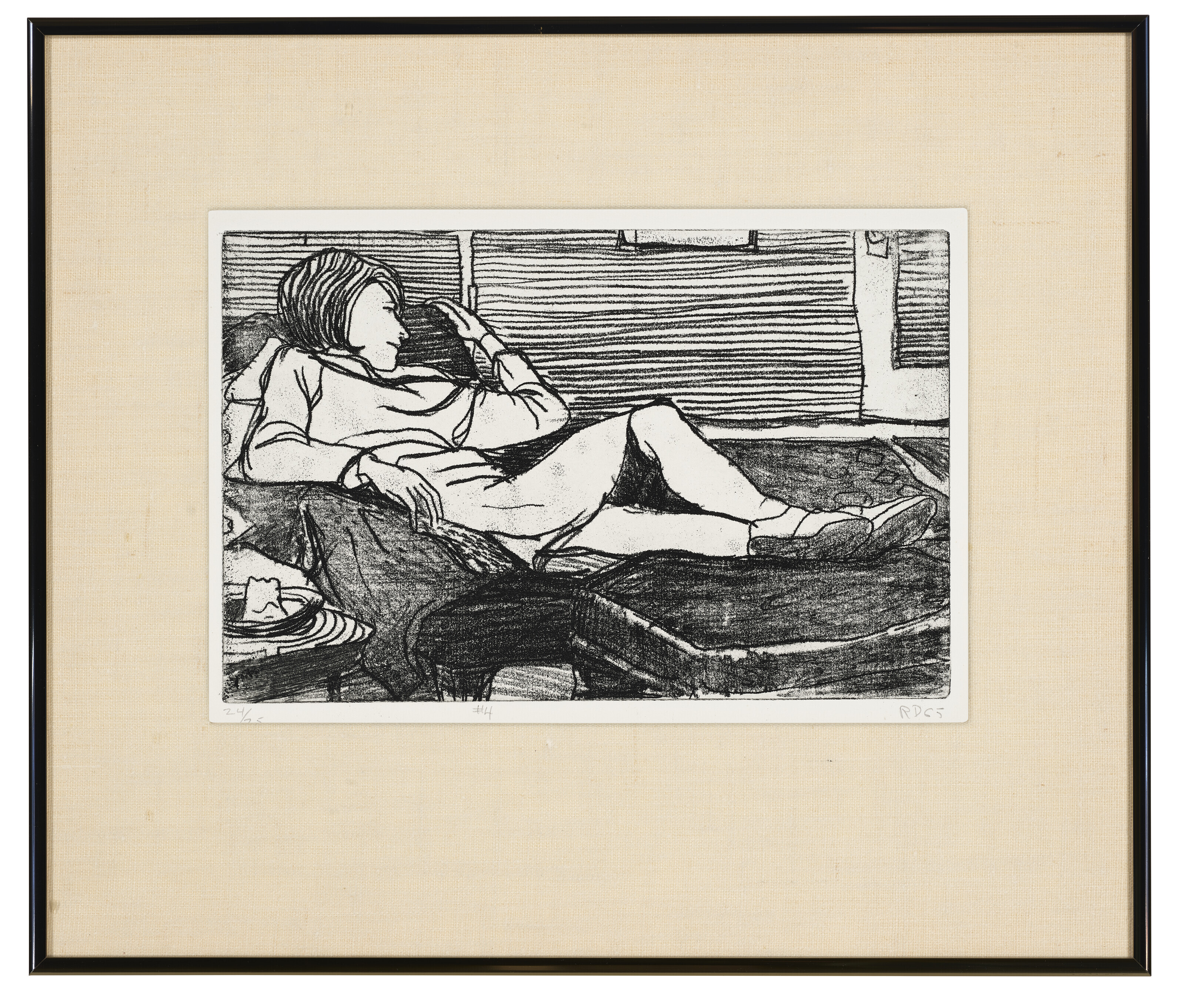 Richard Diebenkorn — 41 Гравюра с сухими точками, изображение 43