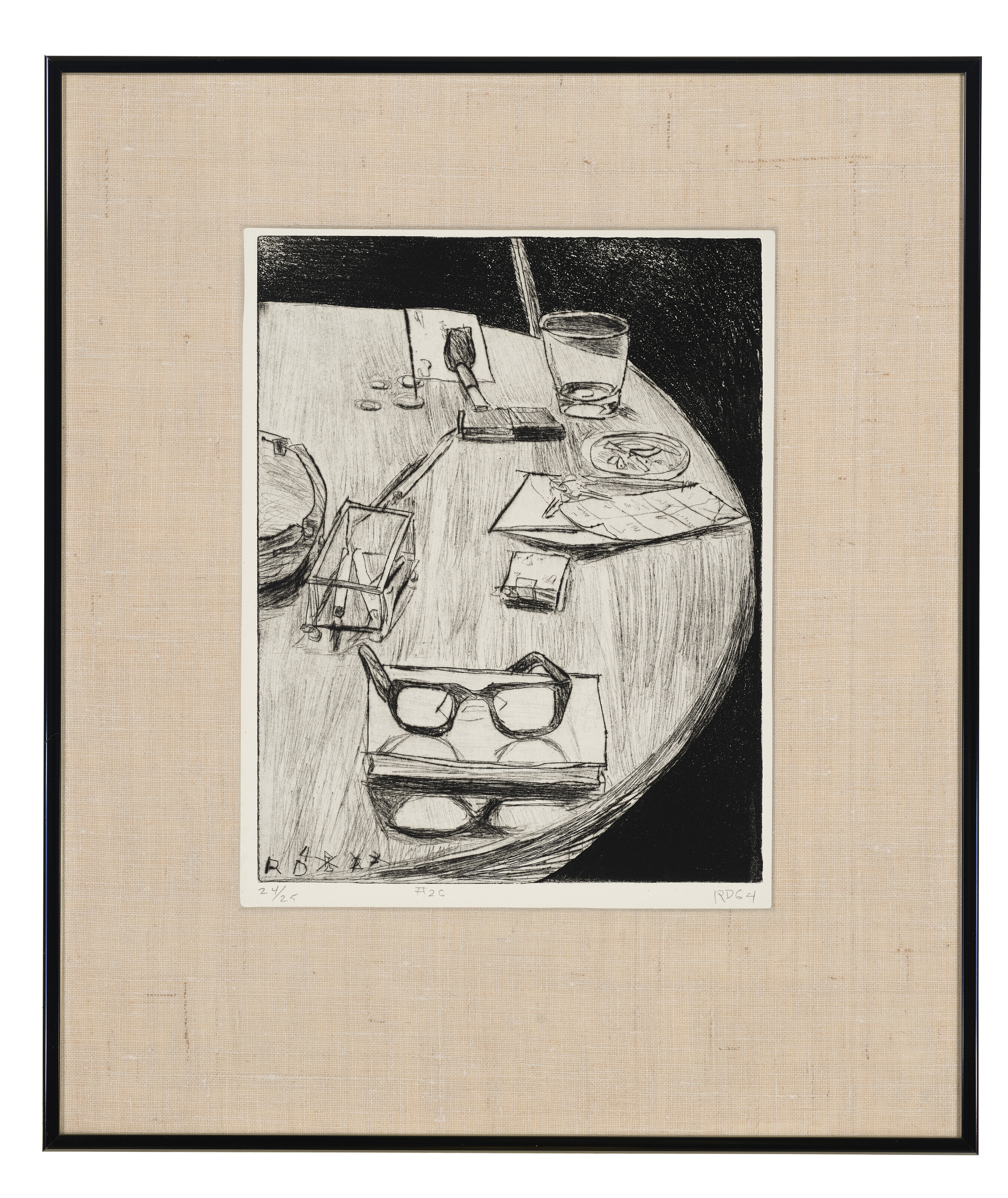 Richard Diebenkorn — 41 Гравюра с сухими точками, изображение 47