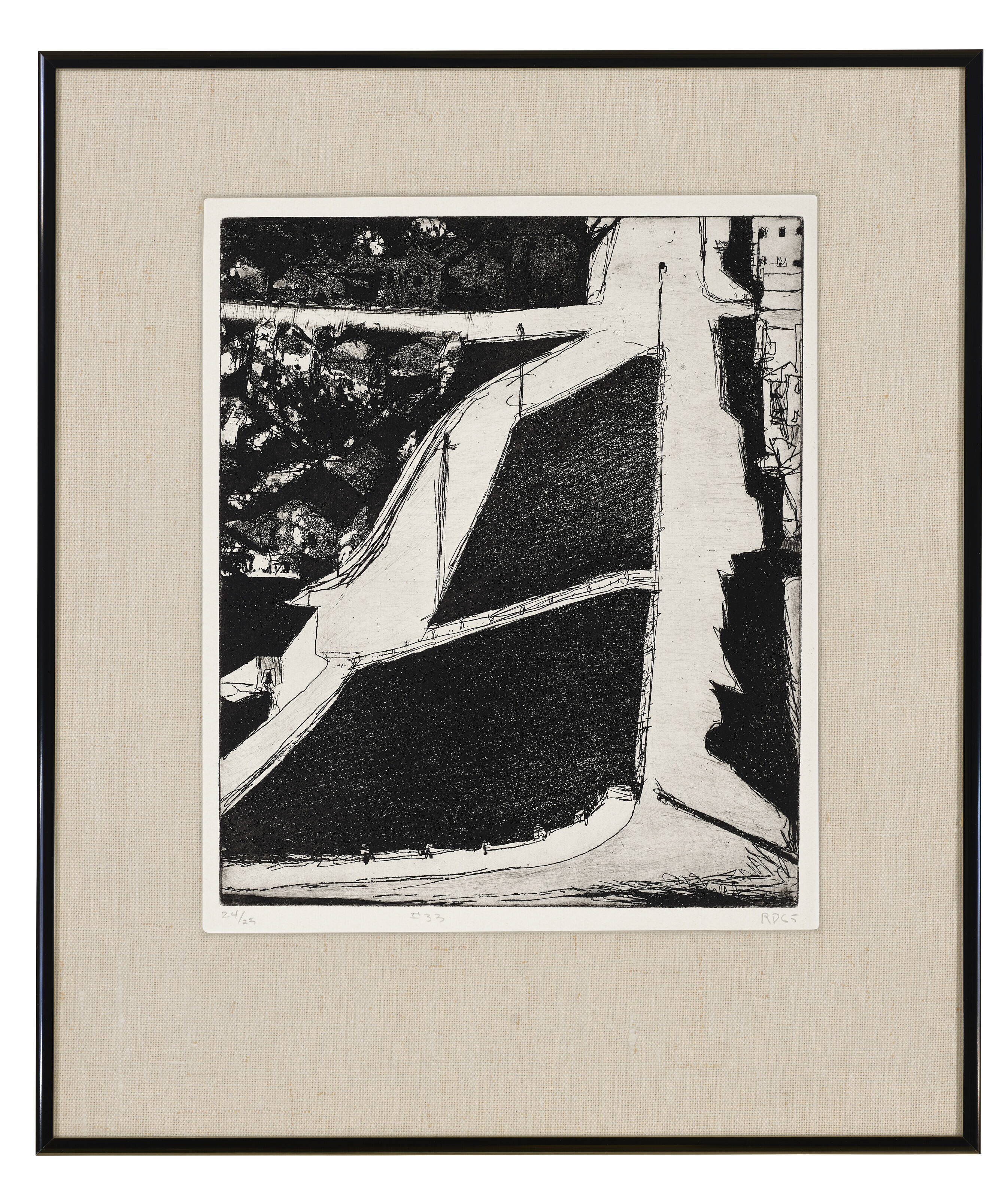 Richard Diebenkorn — 41 Гравюра с сухими точками, изображение 52