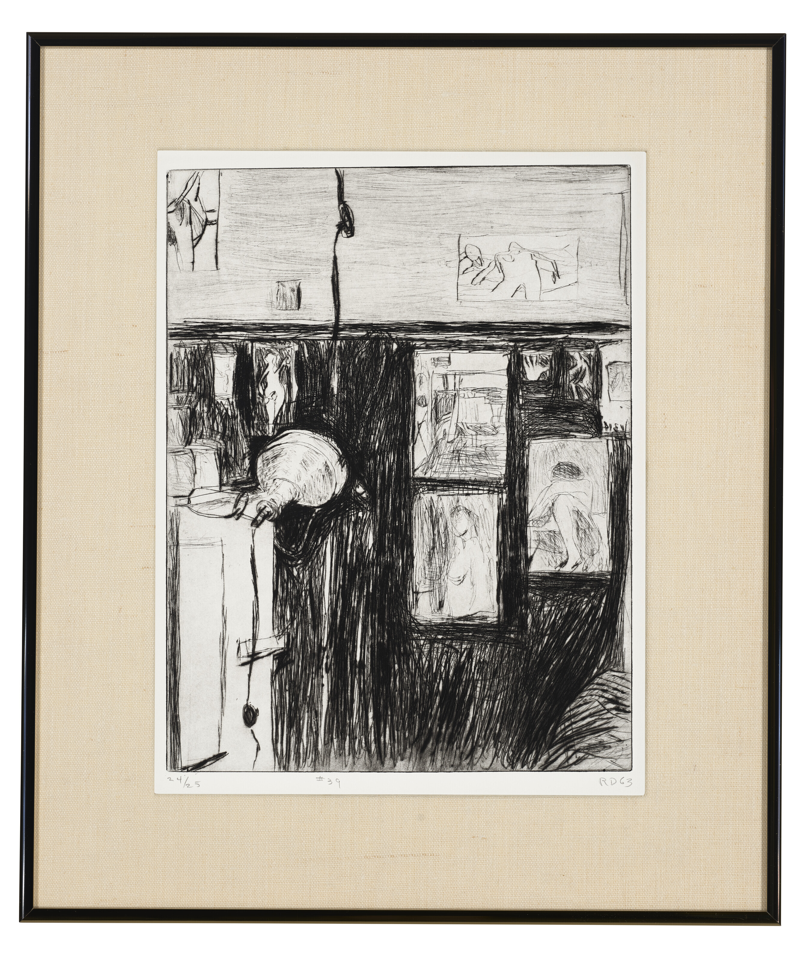 Richard Diebenkorn — 41 Гравюра с сухими точками, изображение 55