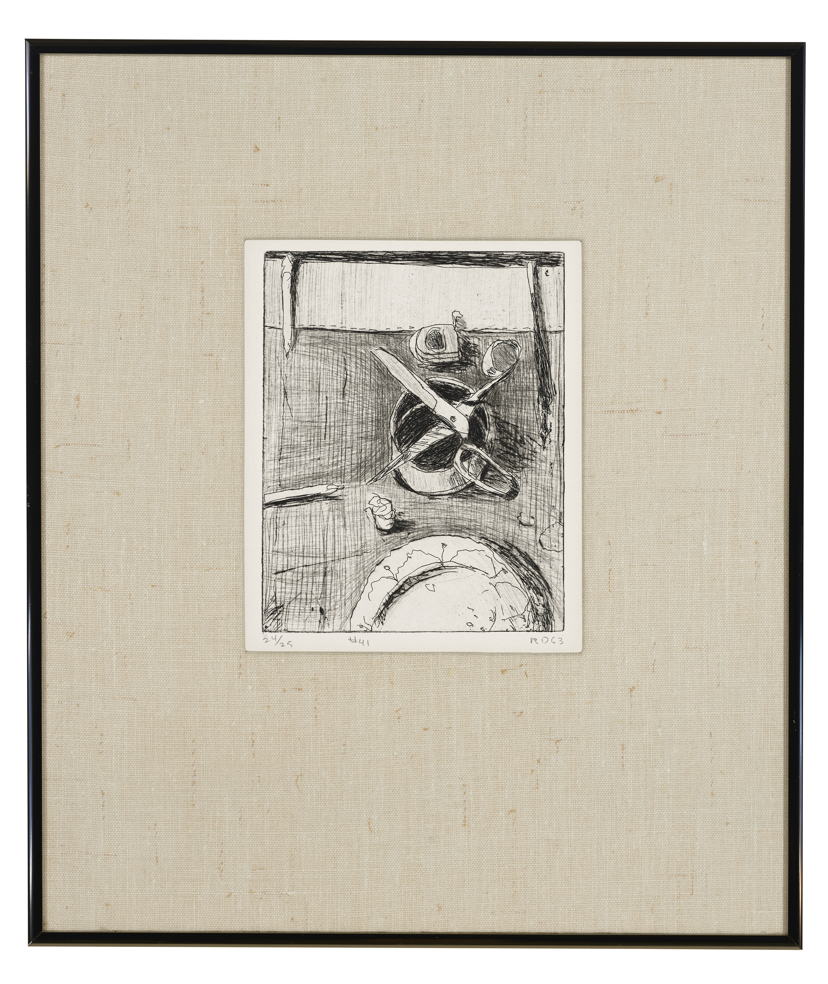 Richard Diebenkorn — 41 Гравюра с сухими точками, изображение 56