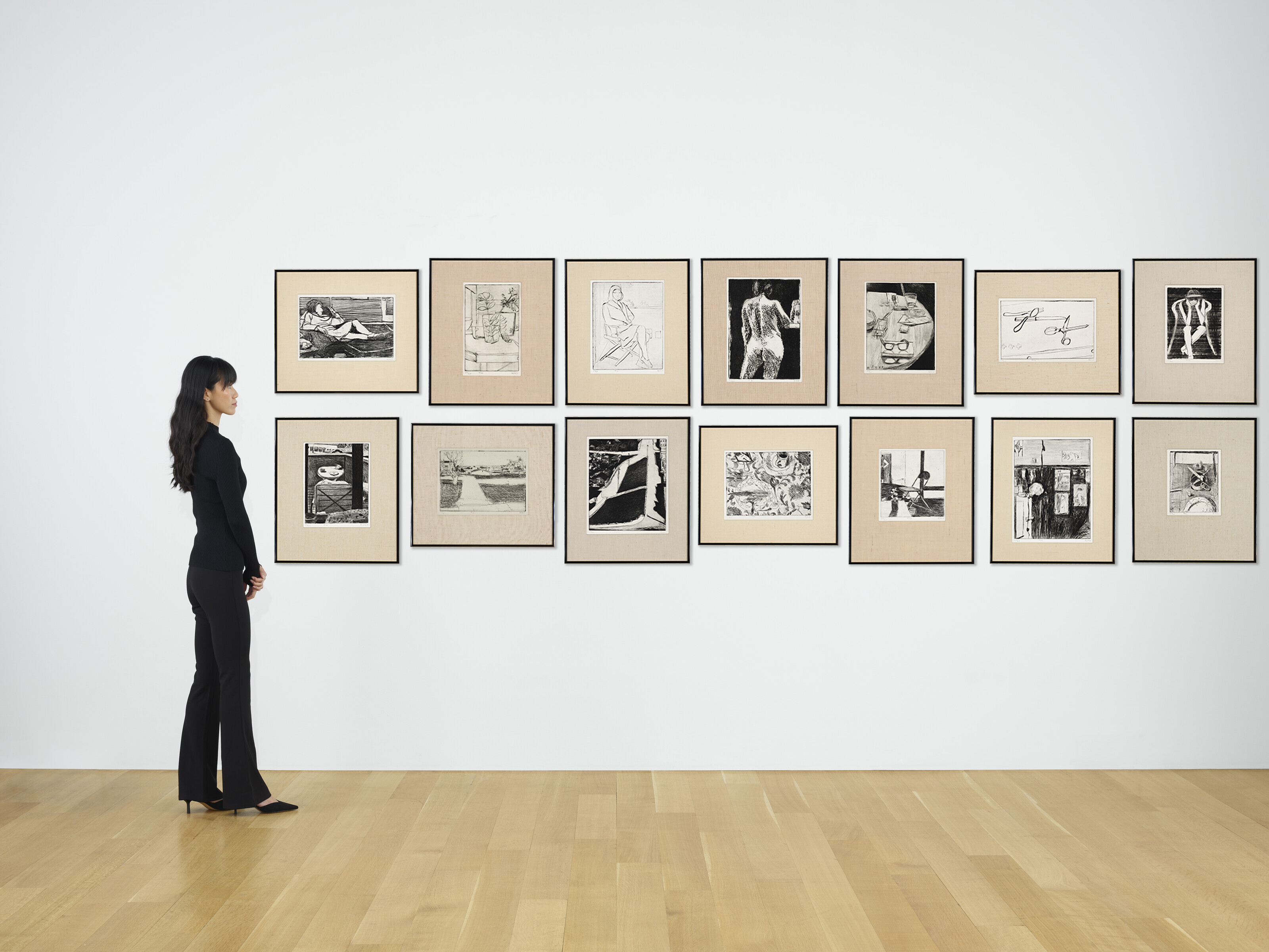 Richard Diebenkorn — 41 Гравюра с сухими точками, изображение 57