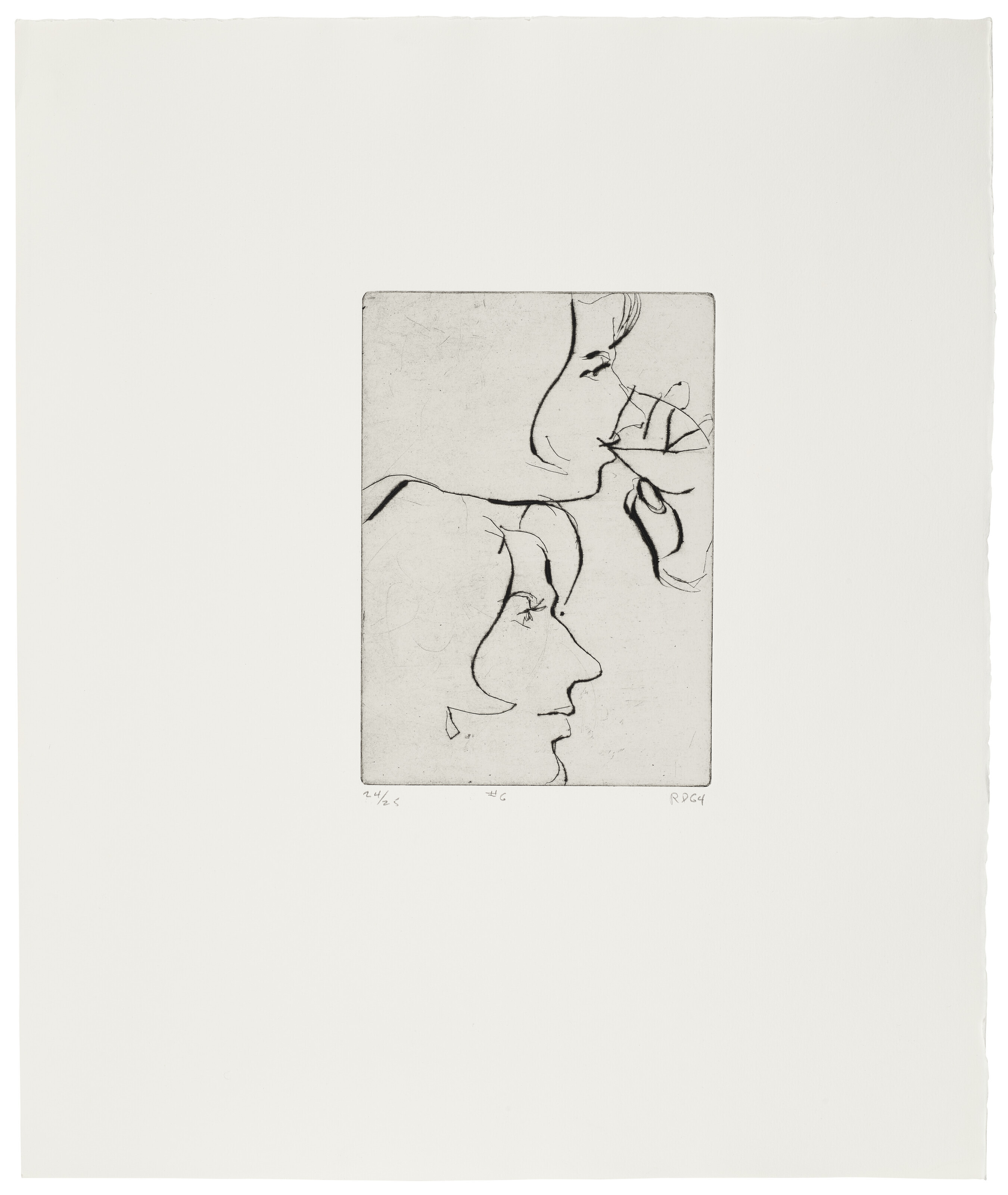Richard Diebenkorn — 41 Гравюра с сухими точками, изображение 7