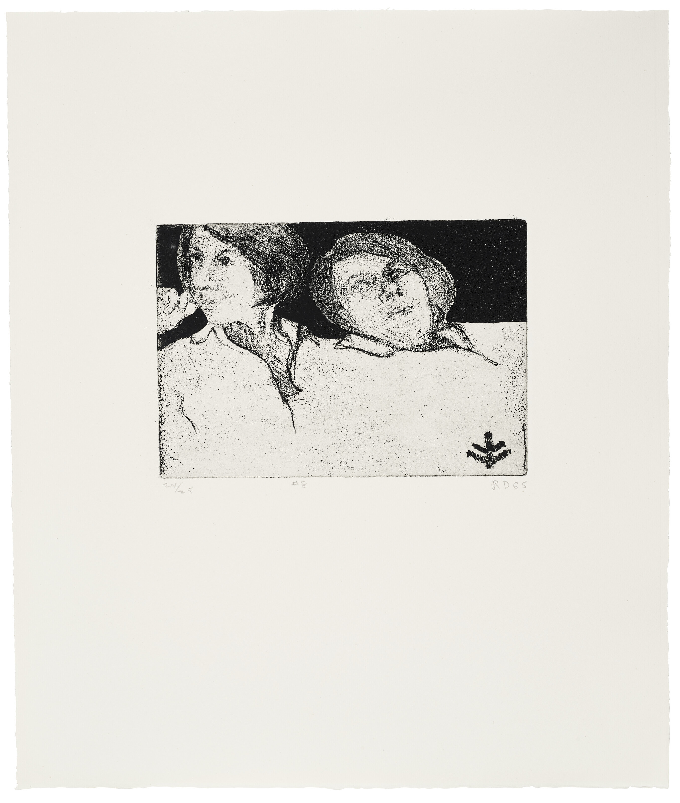 Richard Diebenkorn — 41 Гравюра с сухими точками, изображение 9