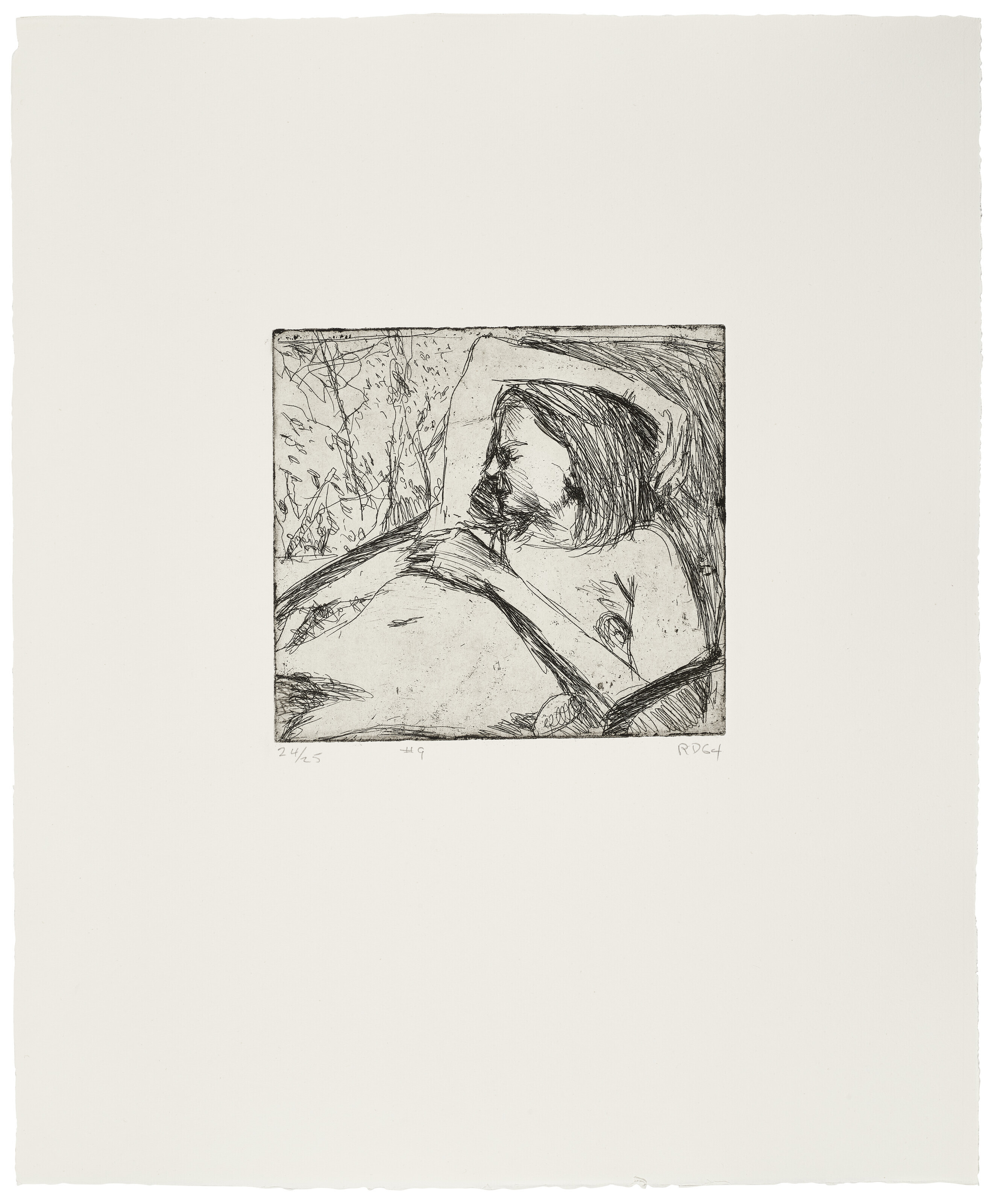Richard Diebenkorn — 41 Гравюра с сухими точками, изображение 10